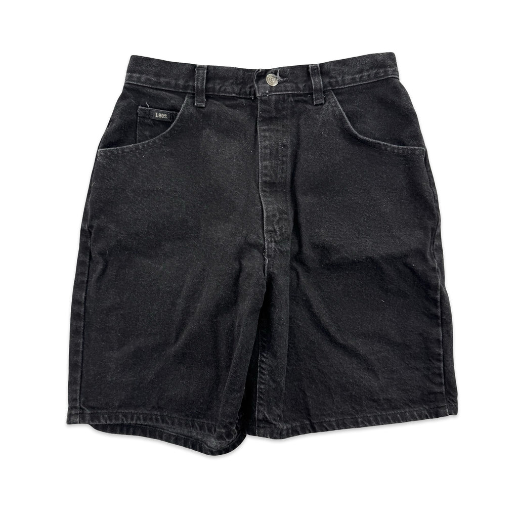 Vintage Black Lee Jean Shorts (27”)