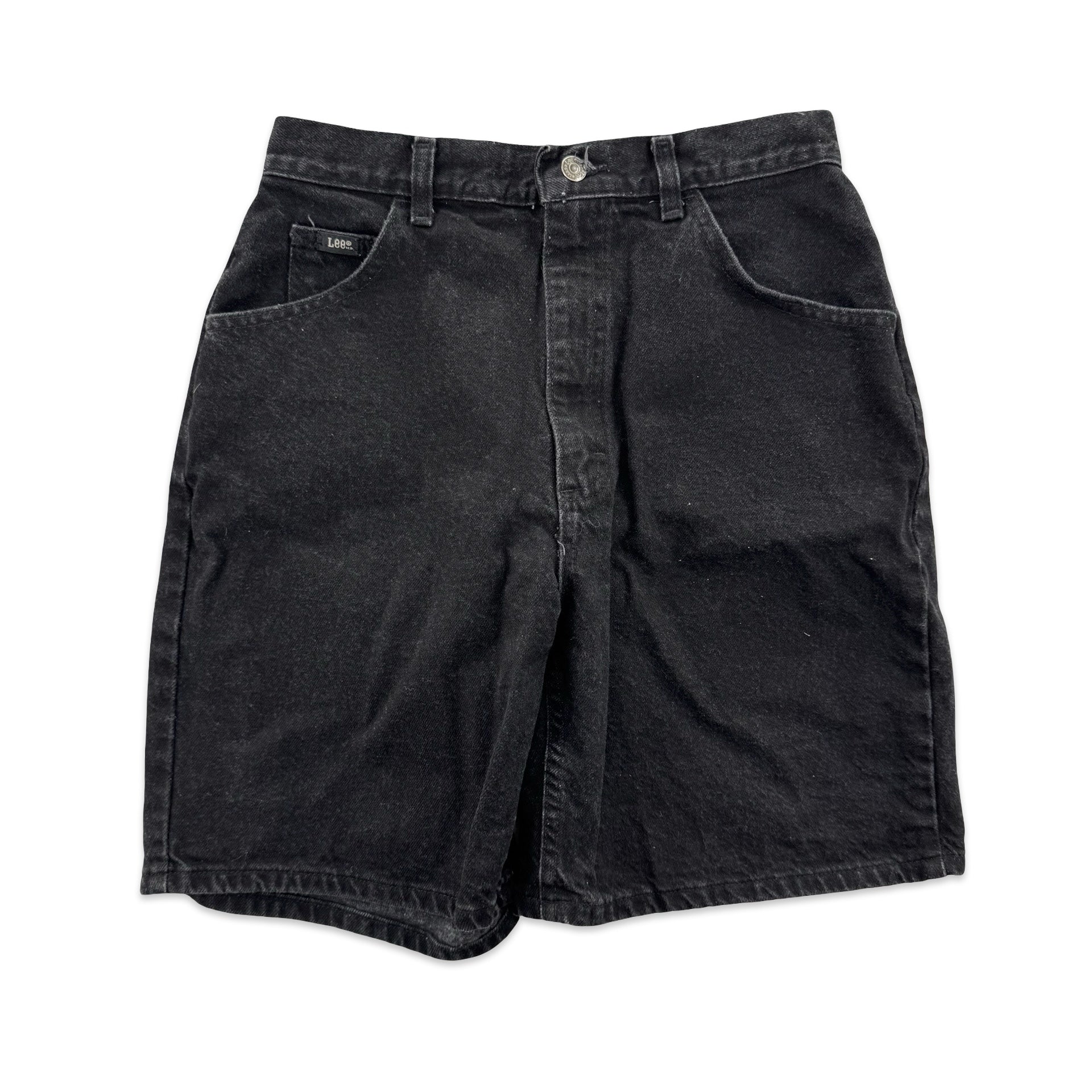 Vintage Black Lee Jean Shorts (27”)