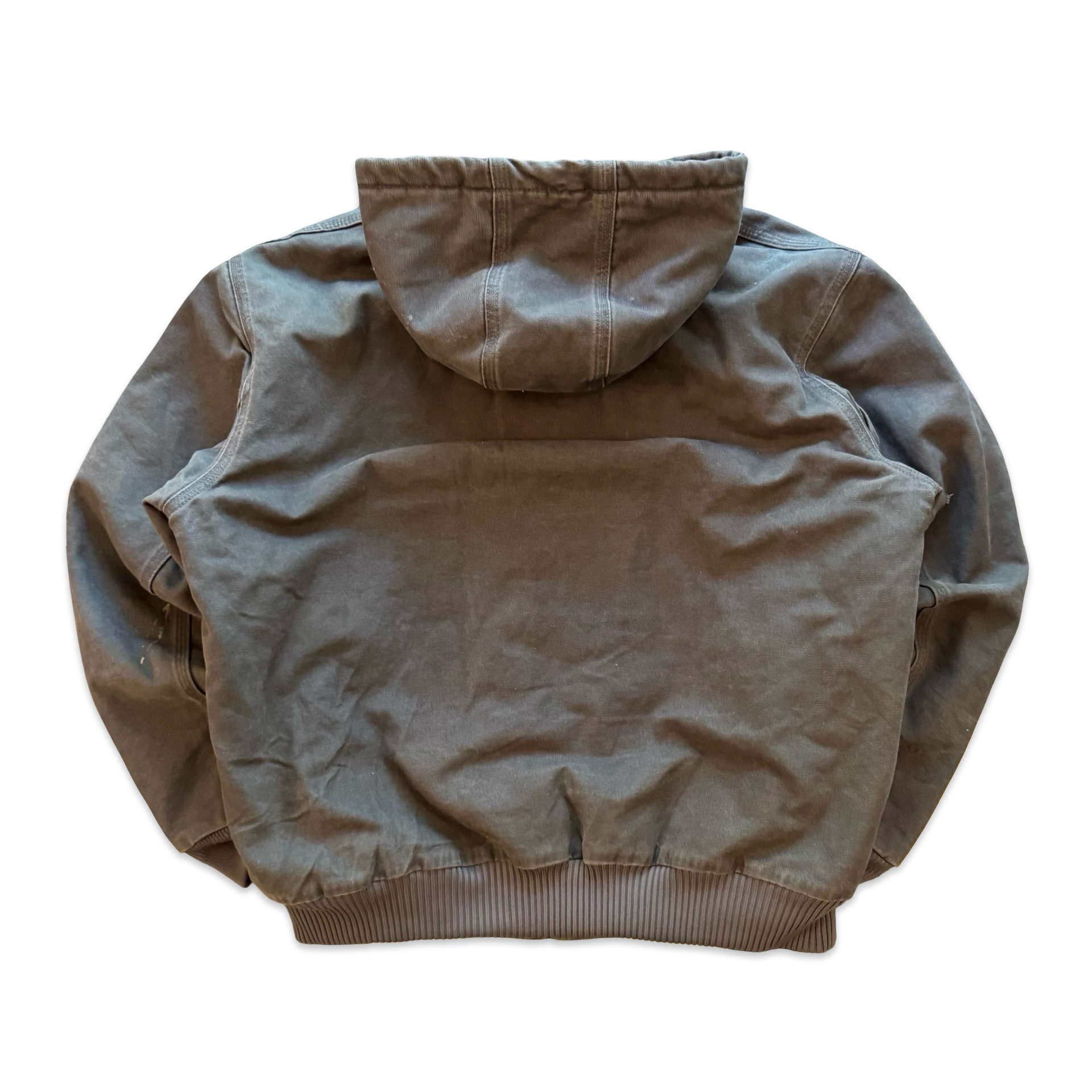 Grey Carhartt Hooded Jacket (L)