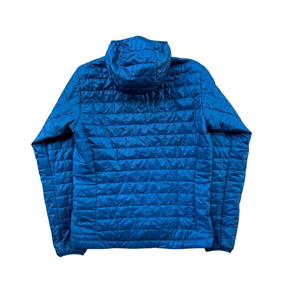 Blue Patagonia Hooded Puffer Jacket (M)
