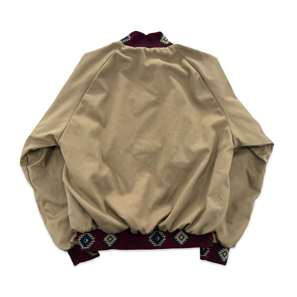 Vintage Western Aztec Bomber Jacket (L)