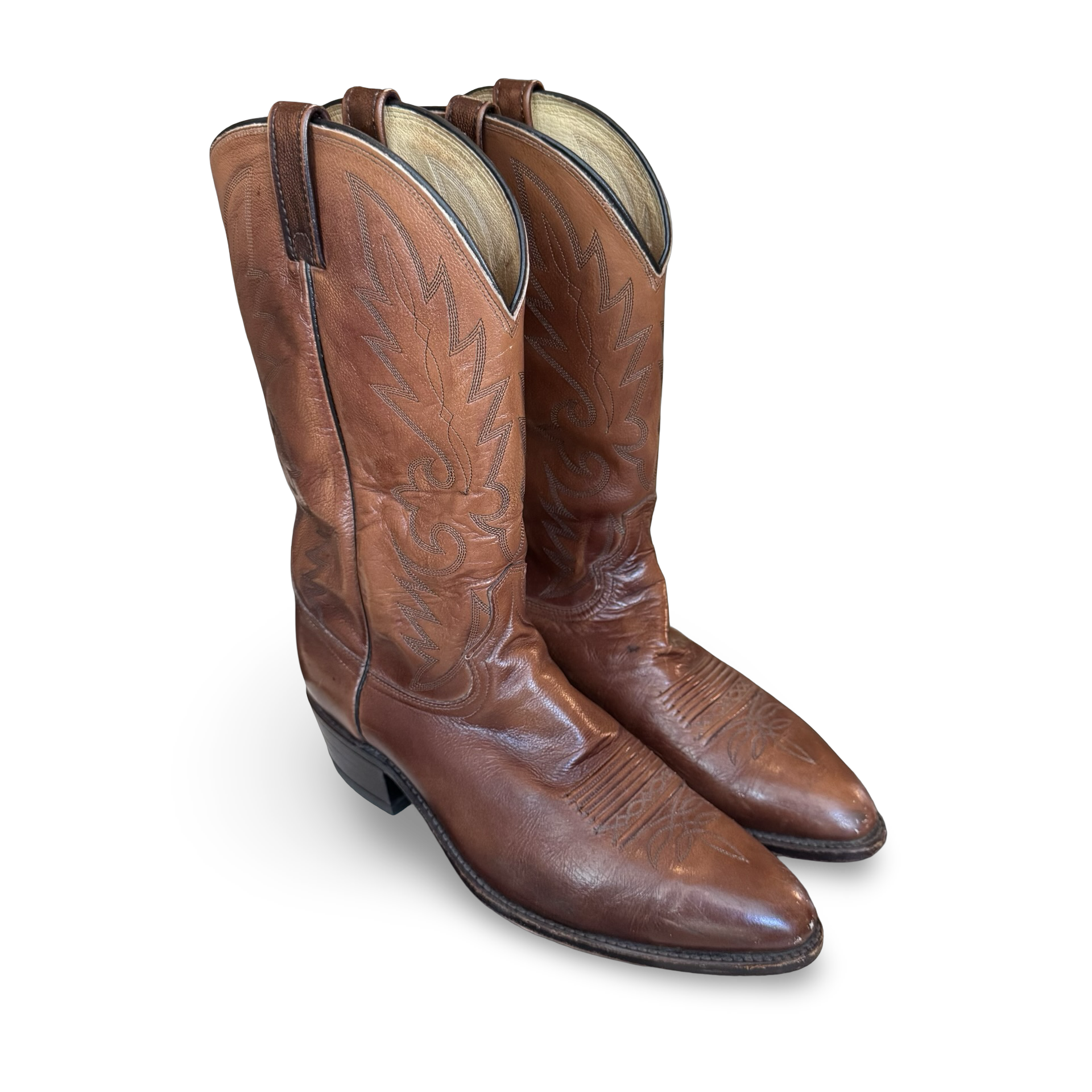 Vintage Pointed Toe Boots (13D)