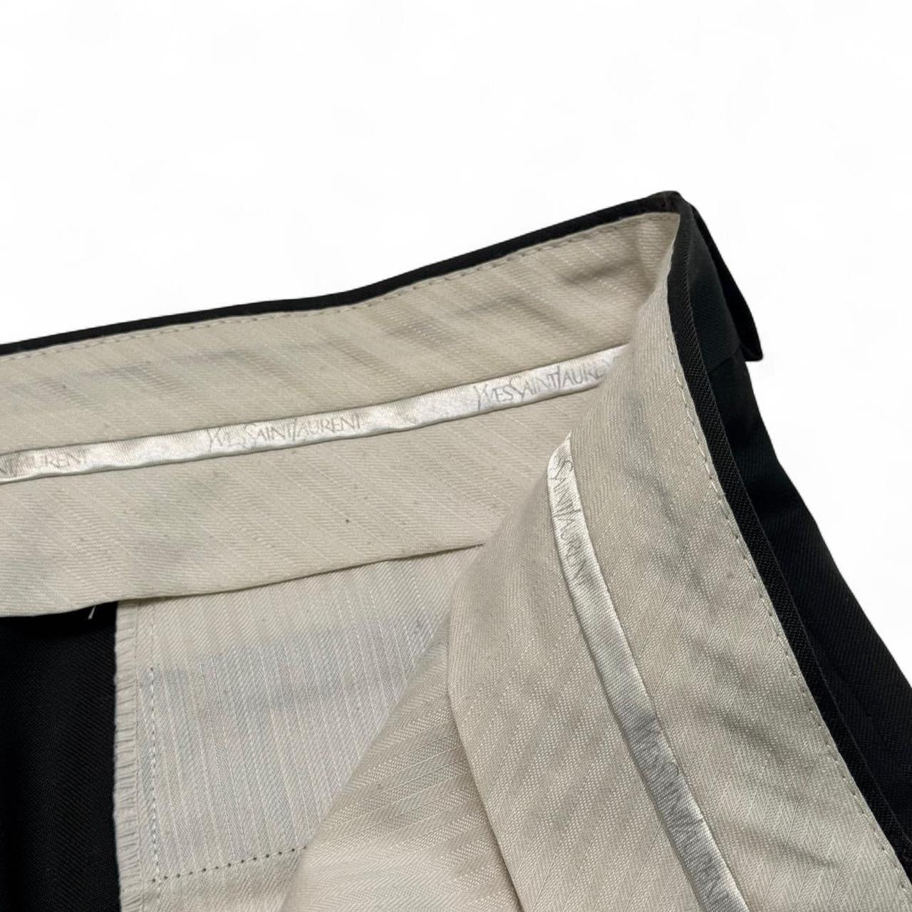 Vintage Yves Saint Laurent Forest Green Dress Pants (36x30)