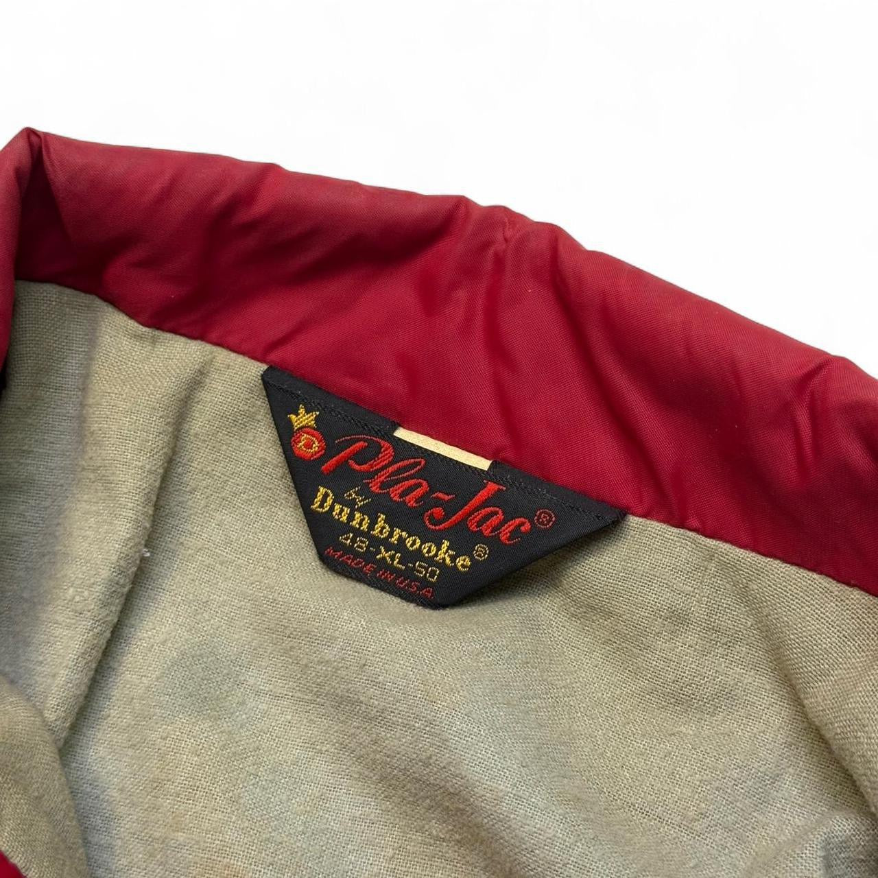 1970s Pla-Jac Red Windbreaker Jacket (XL)