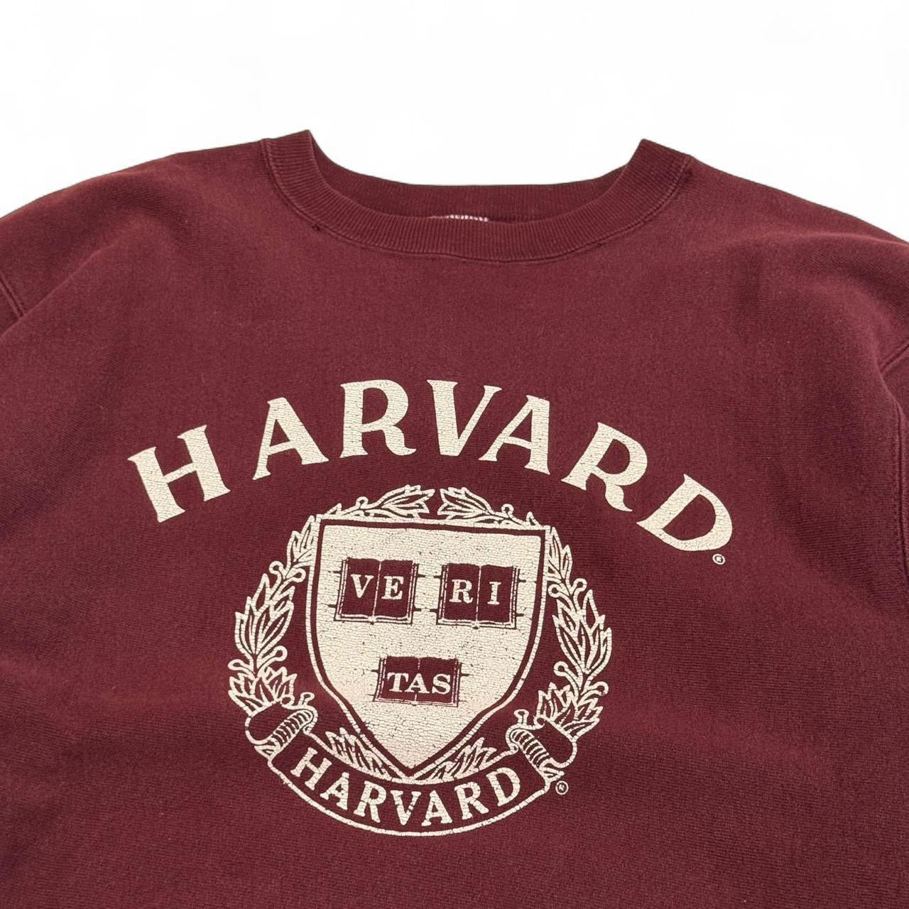90s Champion Reverse Weave Harvard University Crewneck Sweatshirt (XL)