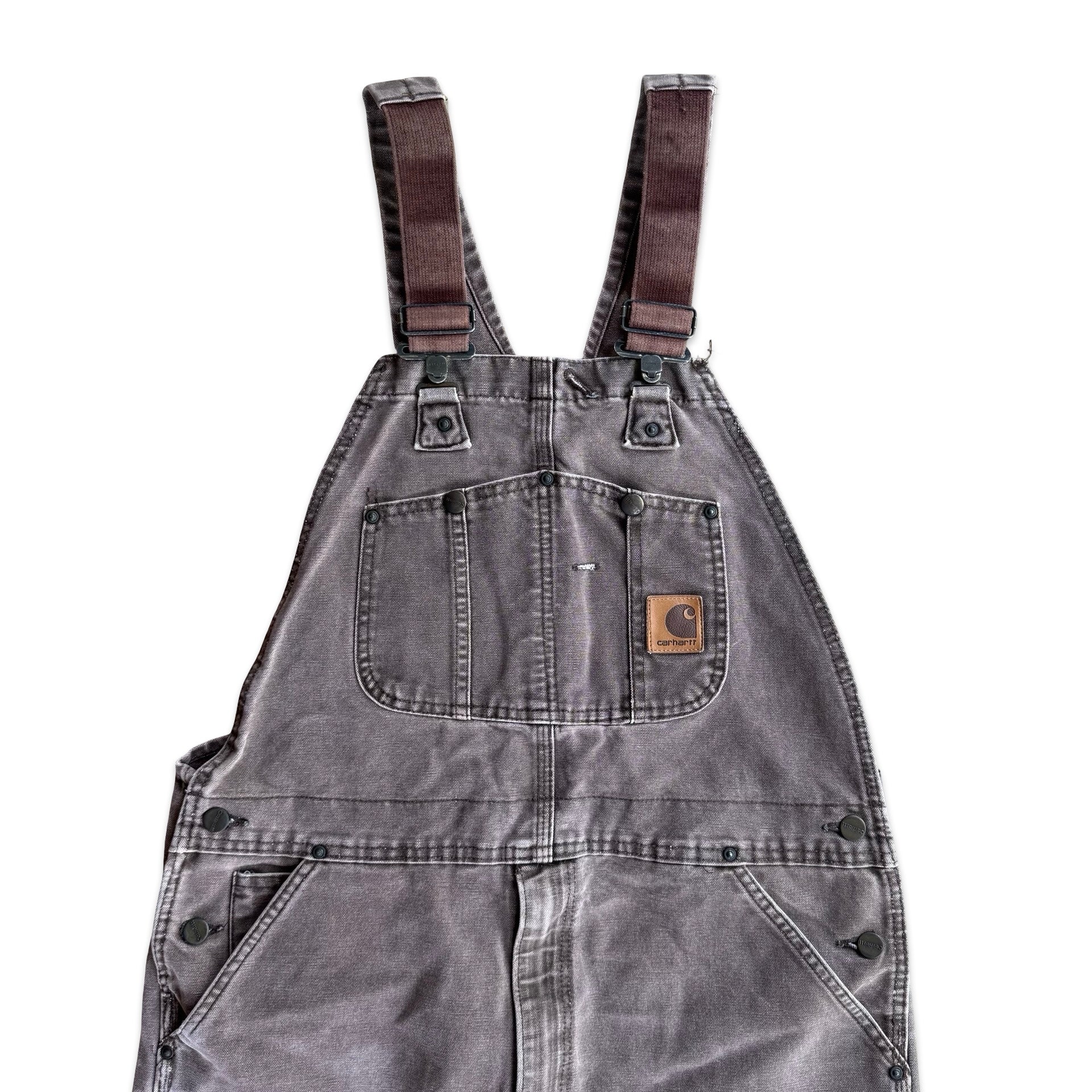 Vintage Brown Carhartt Overalls (36x34)