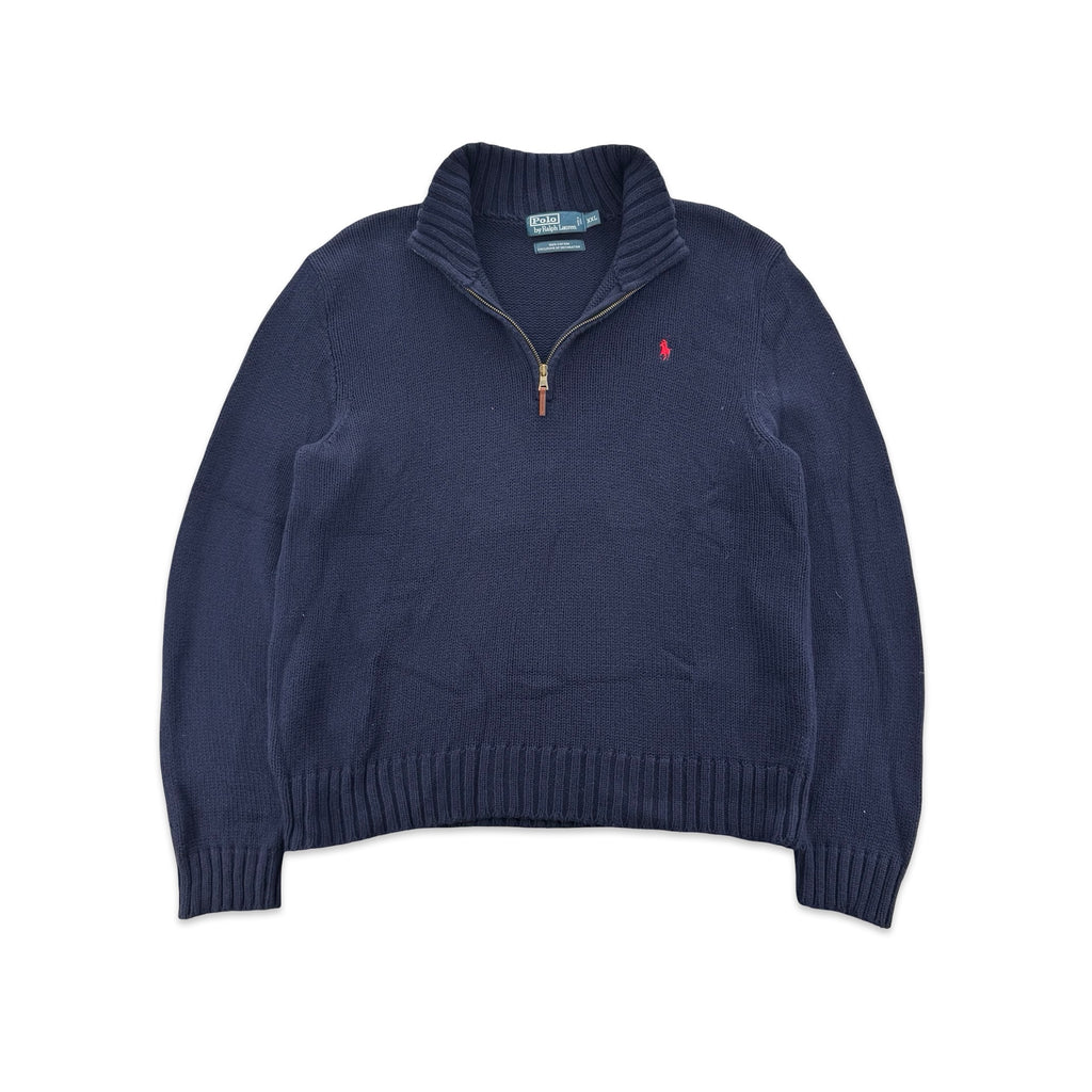 Vintage Polo Ralph Lauren Knit Quarter Zip (XXL)