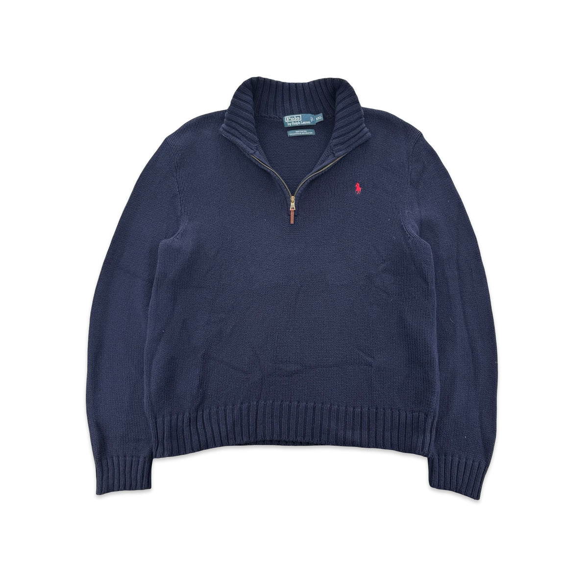 Vintage Polo Ralph Lauren Knit Quarter Zip (XXL)