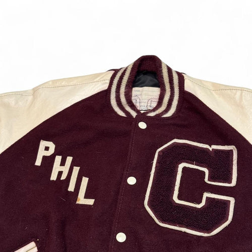 1970s Cherokee Indians Delong Varsity Jacket (L)