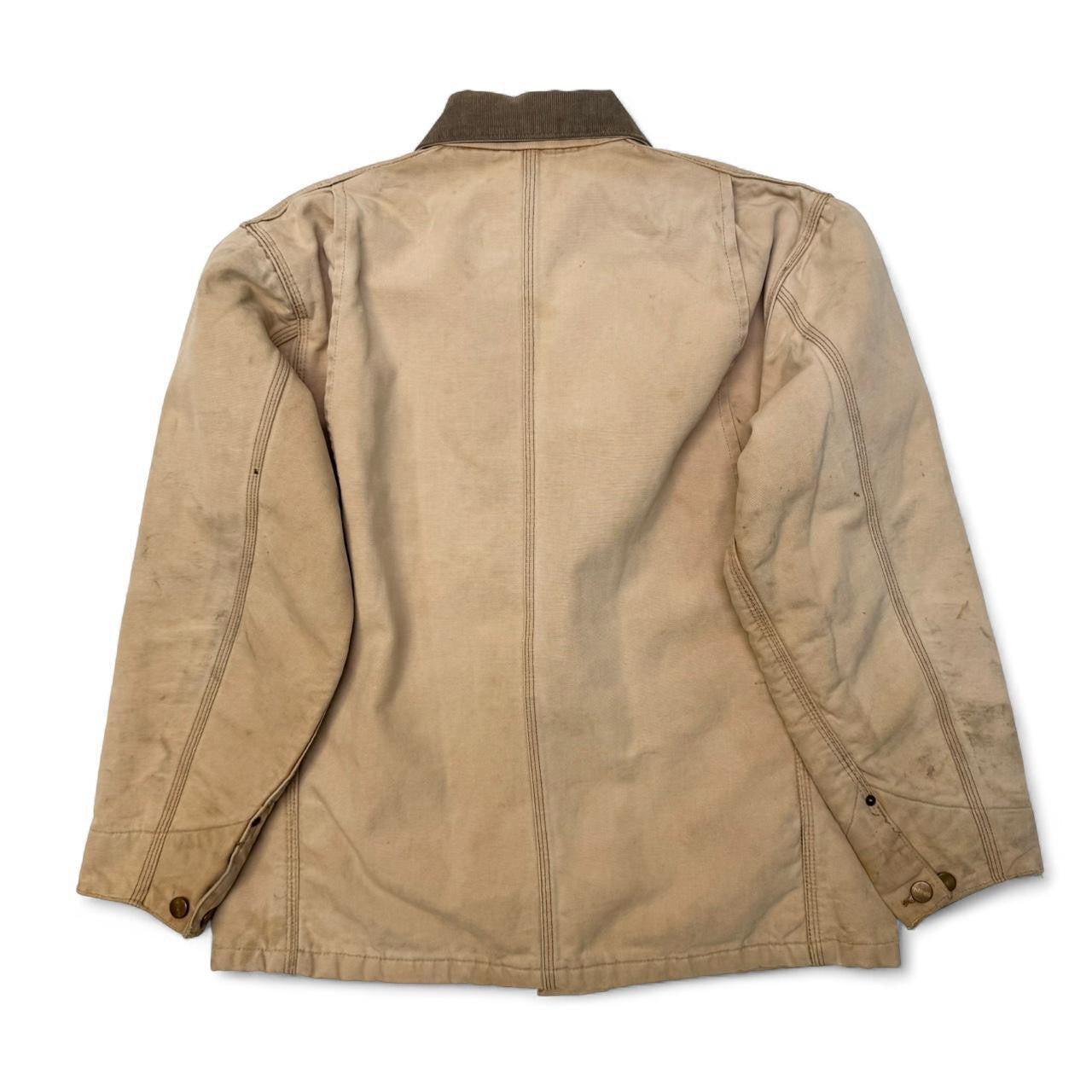 1980s Sand Blanket Lined Carhartt Chore Jacket (40/M)