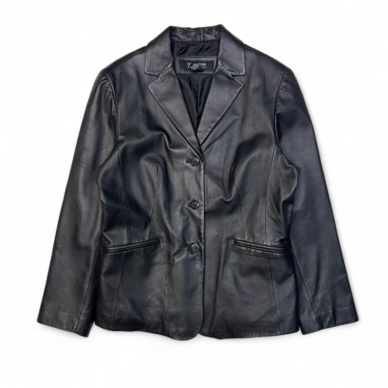 Vintage New York & Co Leather Coat (L)