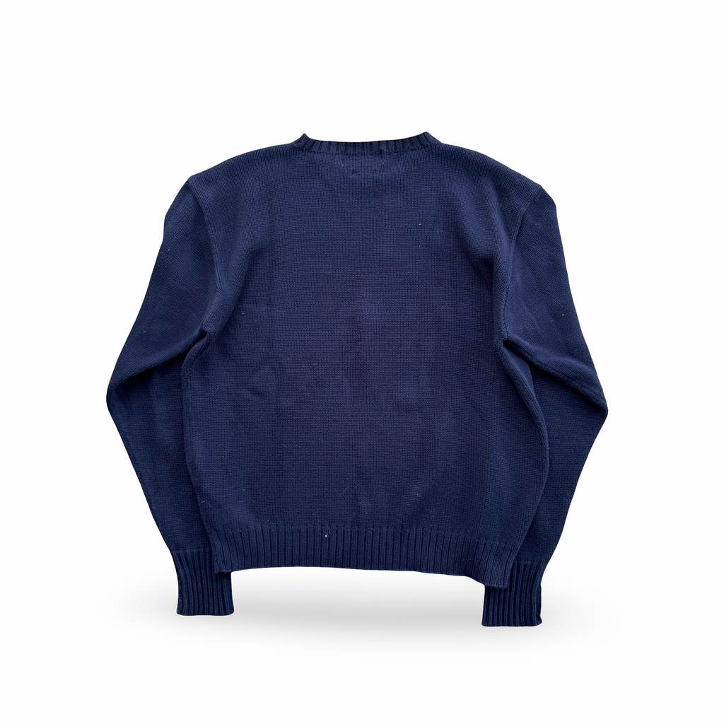 Vintage Navy Ralph Lauren Knit Sweater (L)