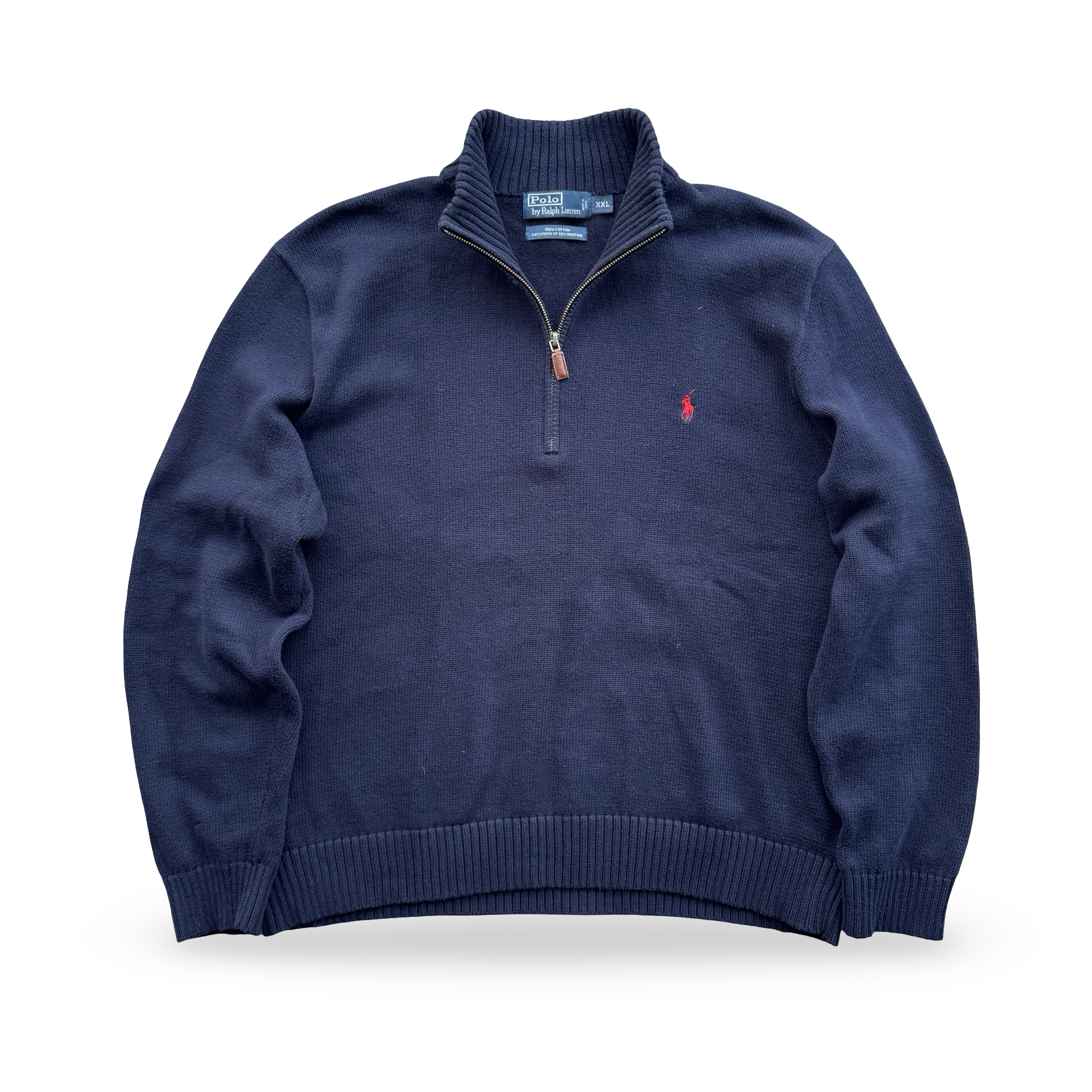 Vintage Navy Ralph Lauren Quarter Zip (XXL)