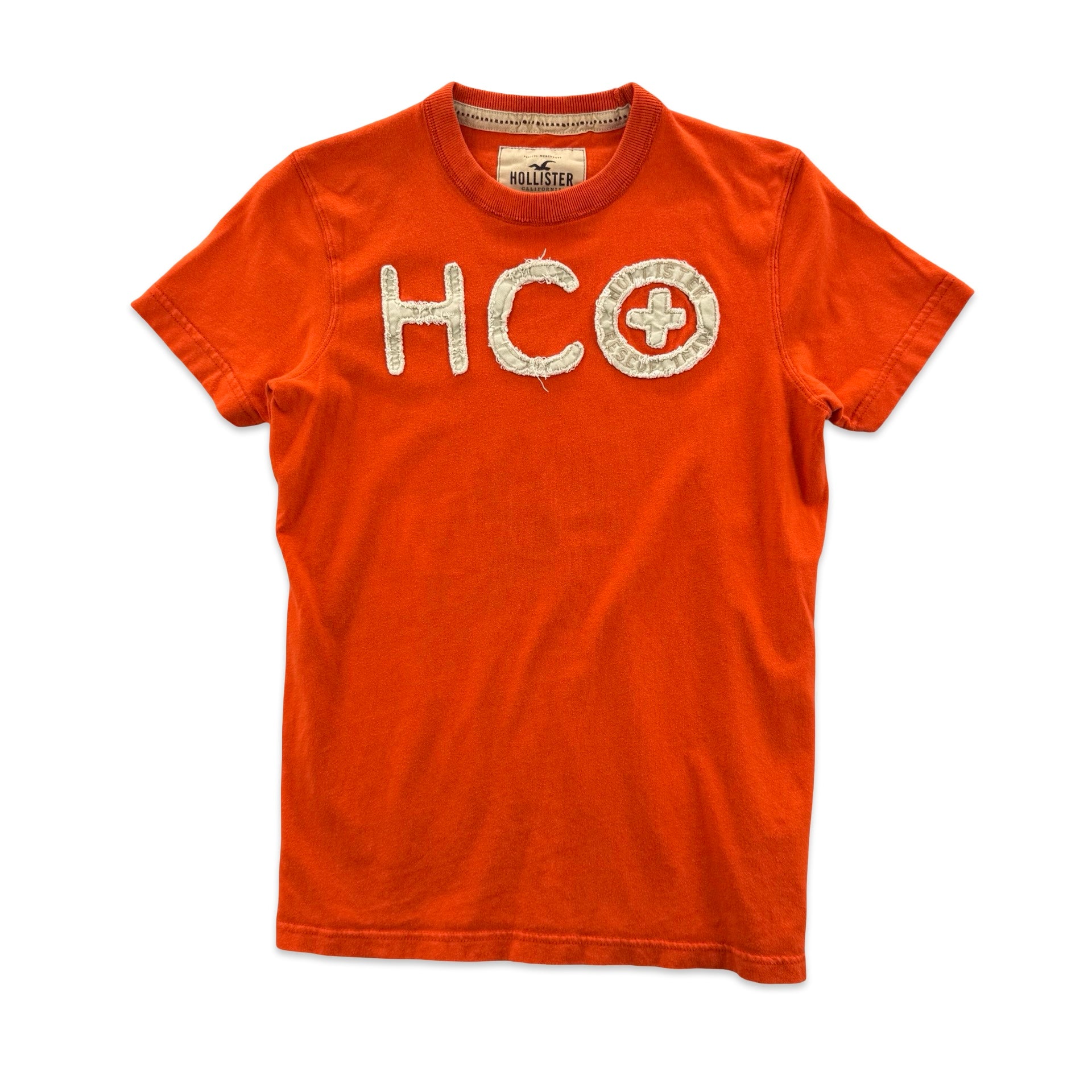Orange Hollister HCO Tee (S)