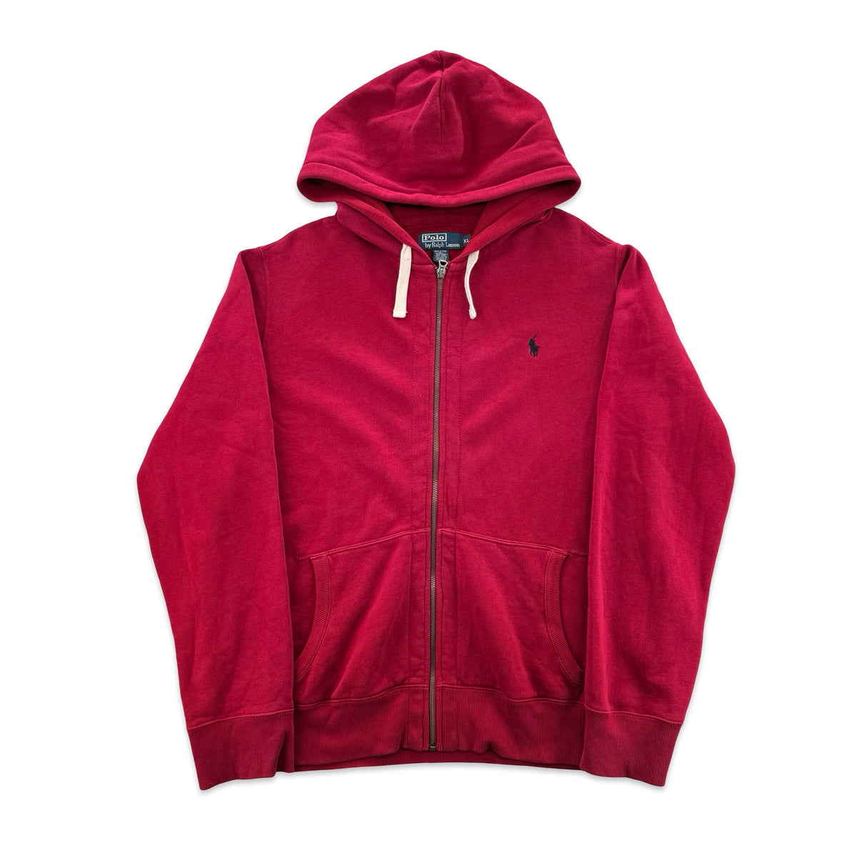Vintage Red Polo Zip Up (XL)