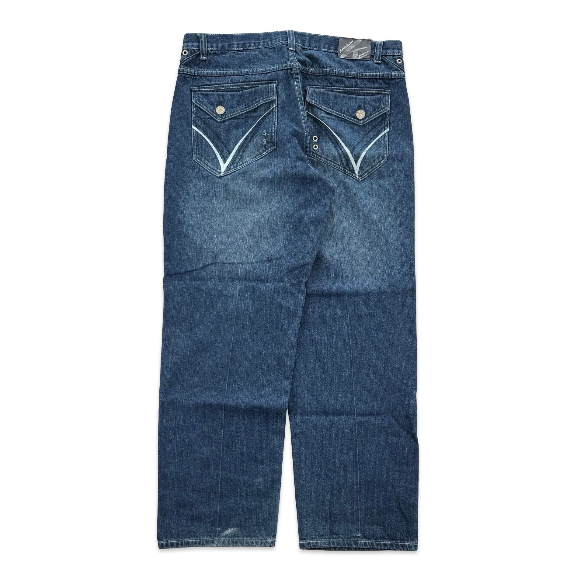 2000’s Embroidered Knockout Jeans (38x32)