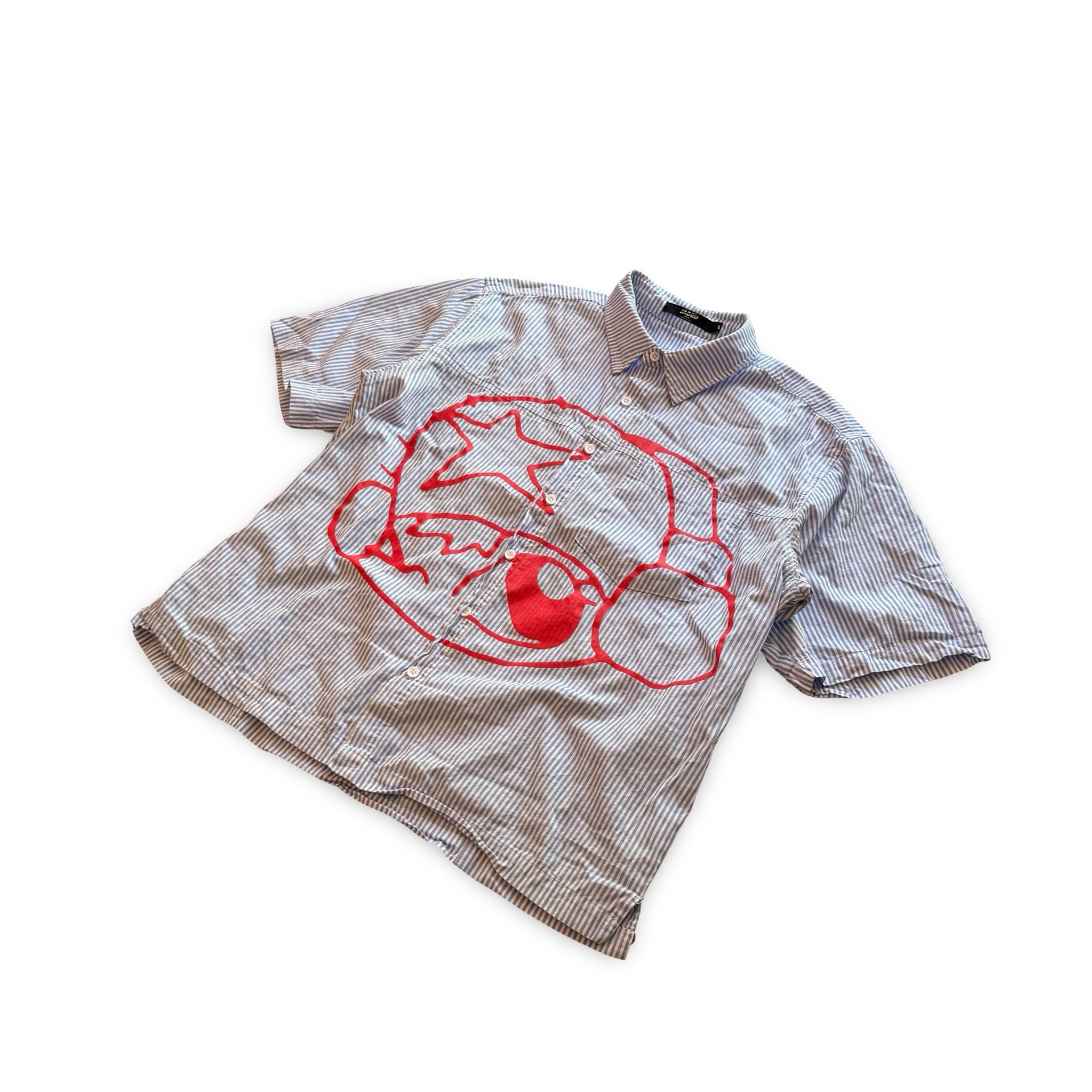 Jaded London Stereo Stripe Shirt (L)