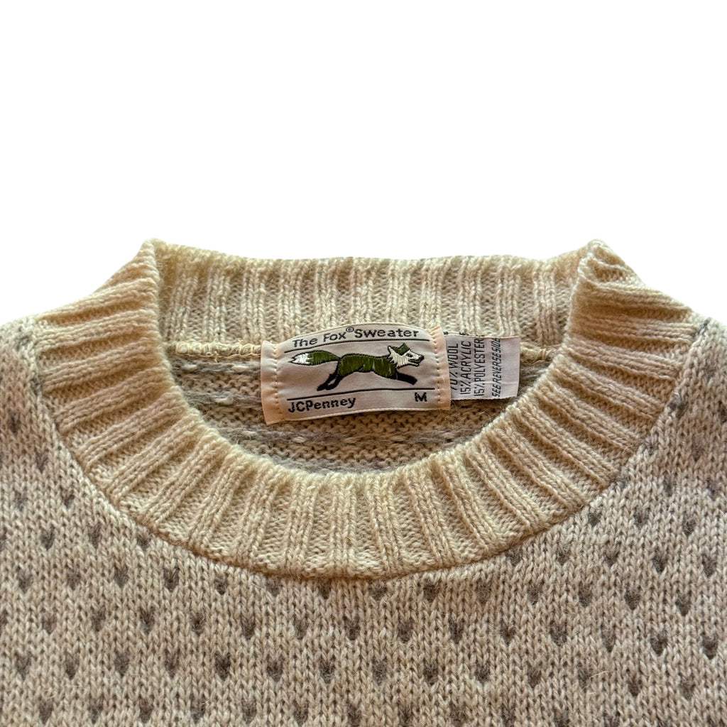 90s JC Penney Fox Sweater (M)