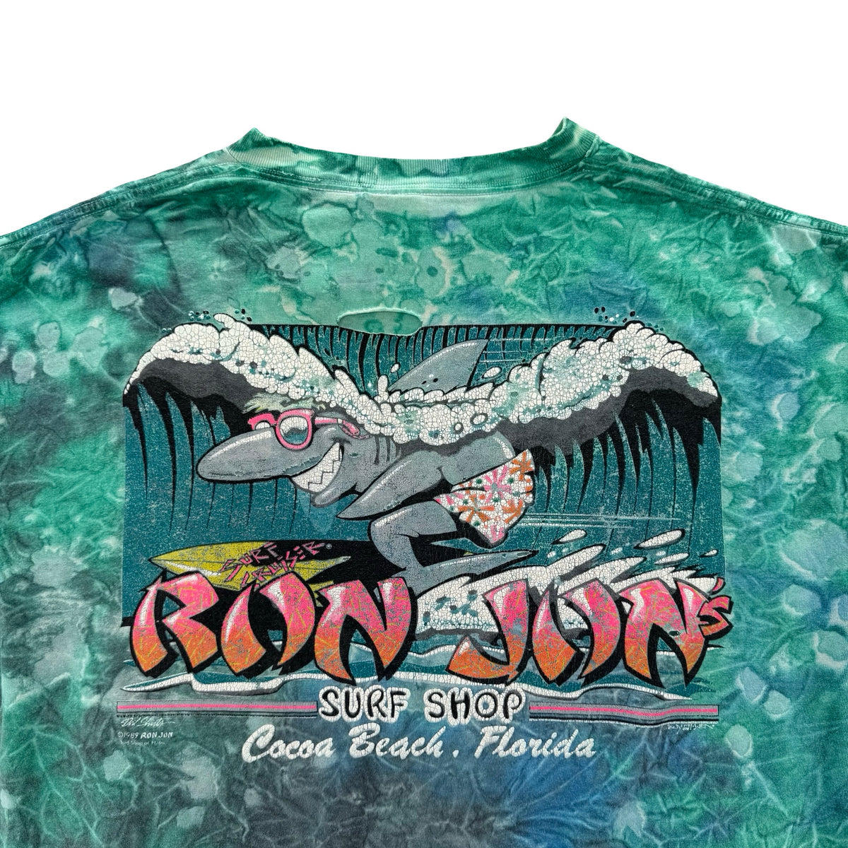 1989 Tie Dye Ron Jon Surf Tee (XL)