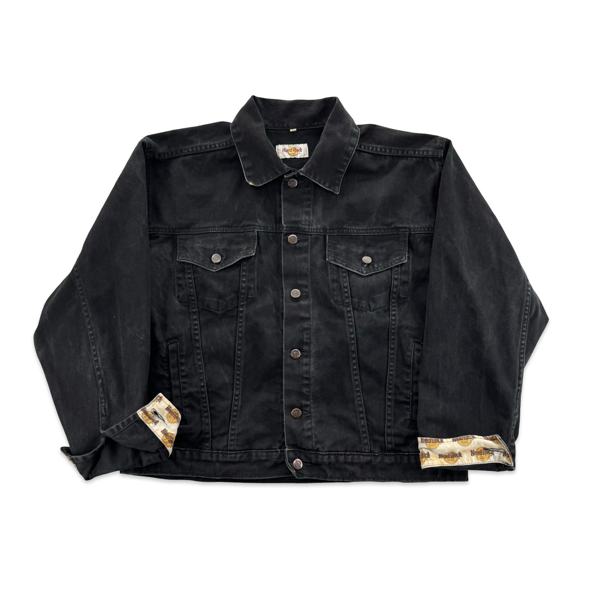 Vintage Hard Rock Bangkok Denim Jacket (XL)