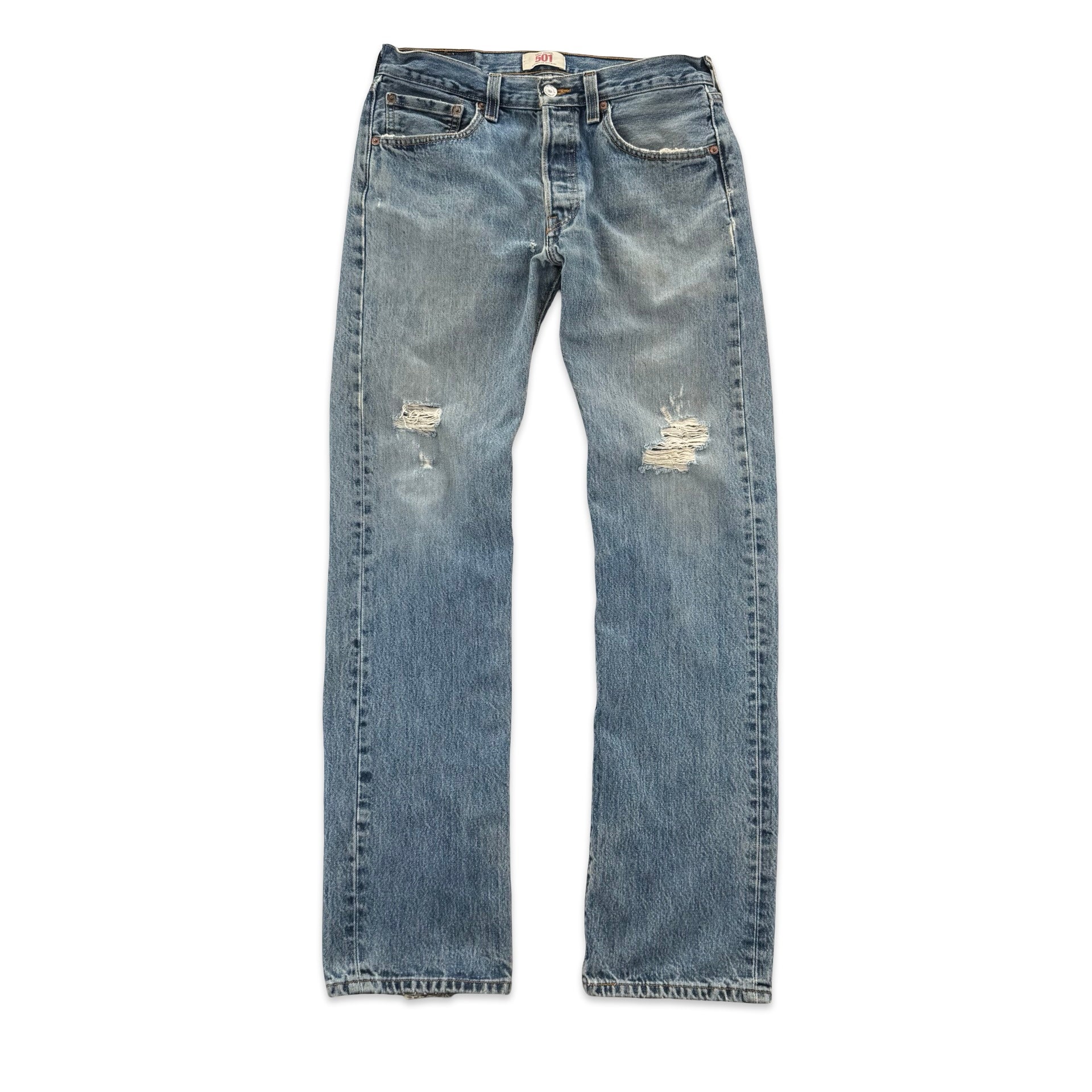 Distressed Levi’s 501XX Button Fly Jeans (32x33)