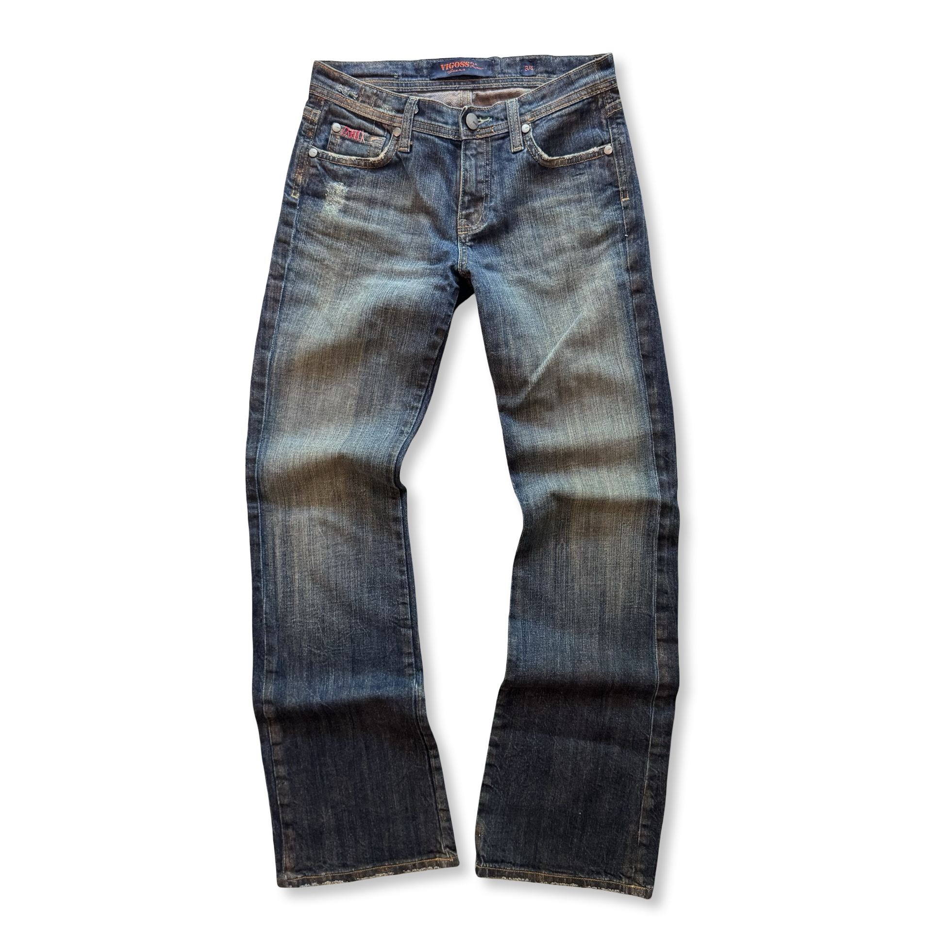 2000s Vigoss Embroidered Jeans (28x32”)