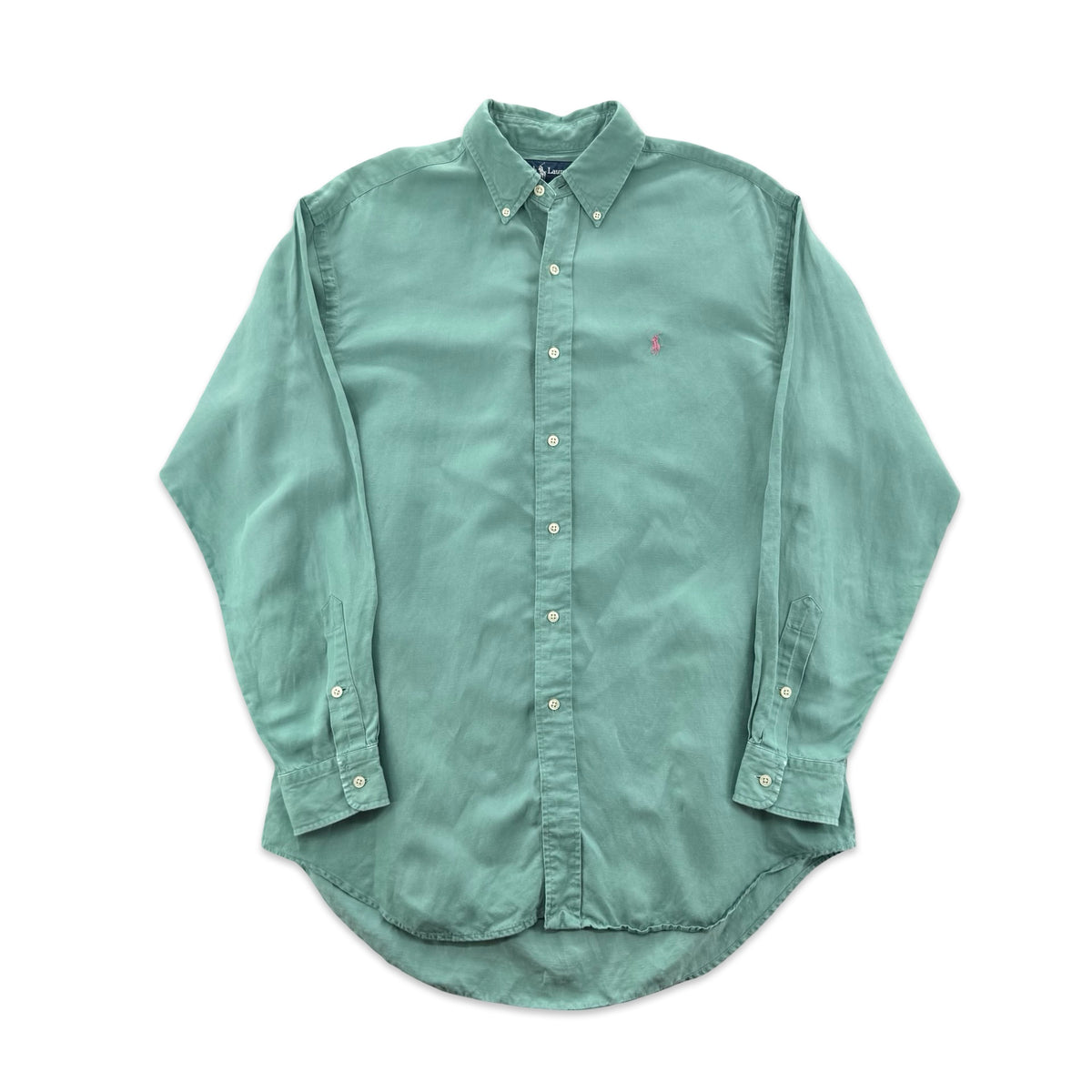 Vintage Polo Ralph Lauren Silk Linen Shirt (M)