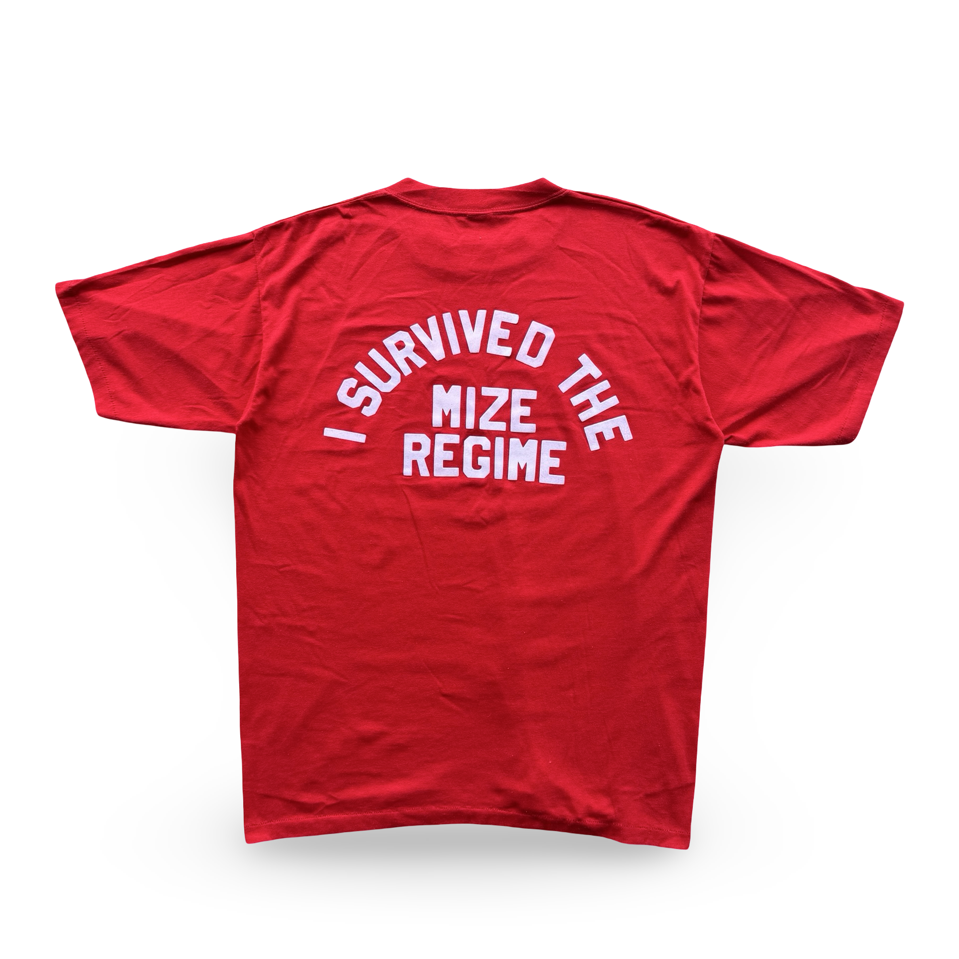 80s Red Mize Regime Tee (XXL)