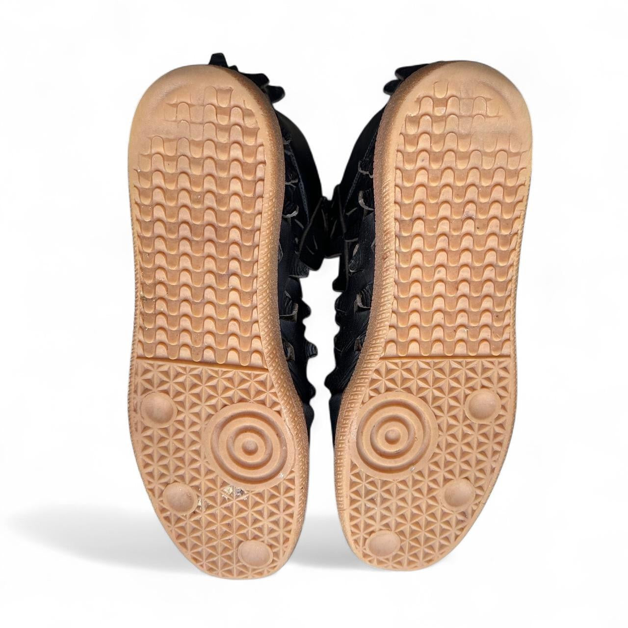 Black Maison Margiela Peirced Leather Zip Up Circuits (10)