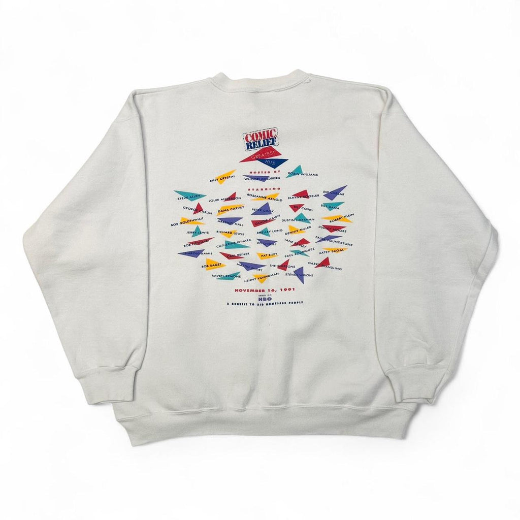 1990 Comic Relief Greatest Hits Crewneck Sweatshirt (XL)