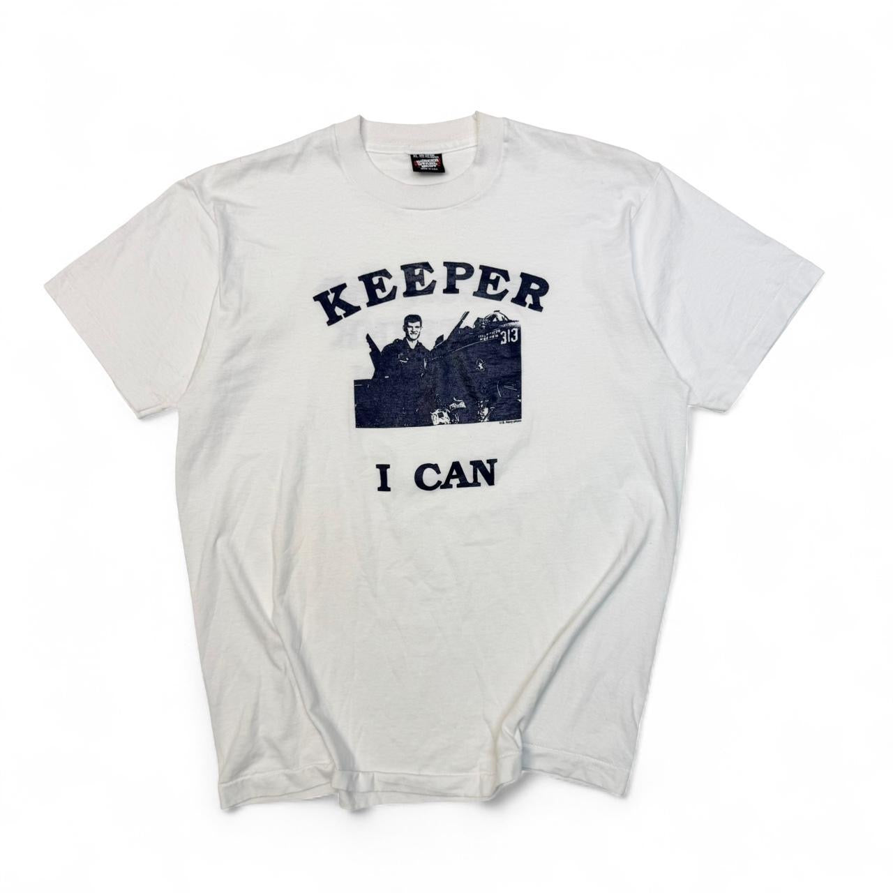 1980s “Keeper I Can, Because I Think I Can” US Navy Tee (XL)