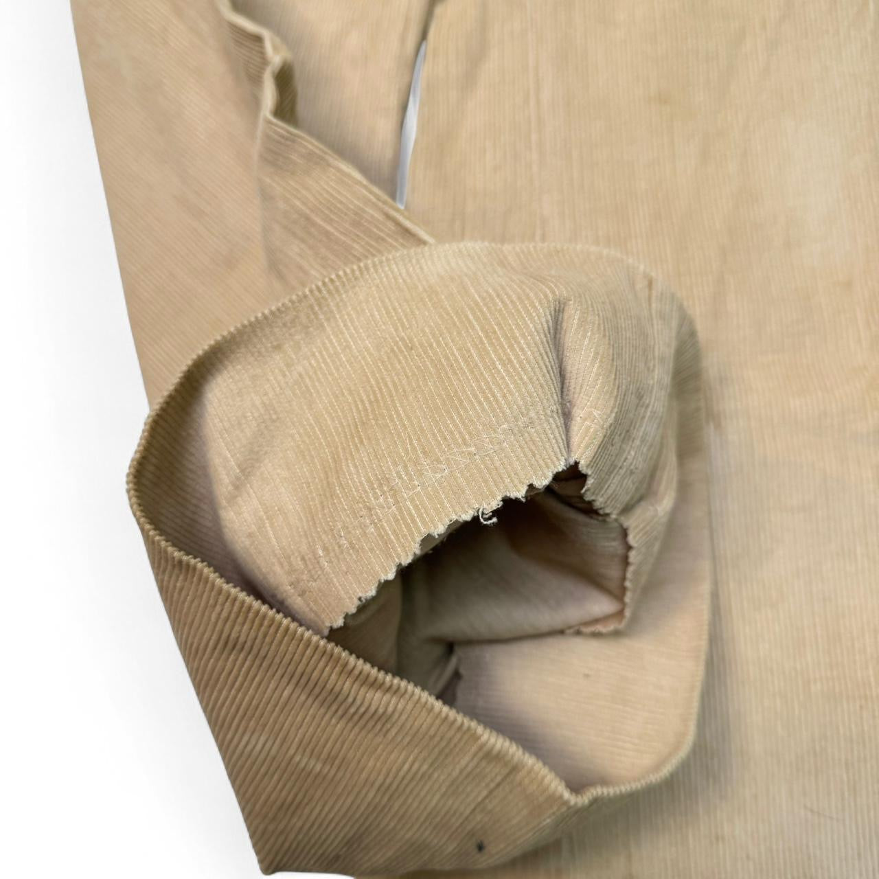1970s Tan Corduroy Flare Pants (30)