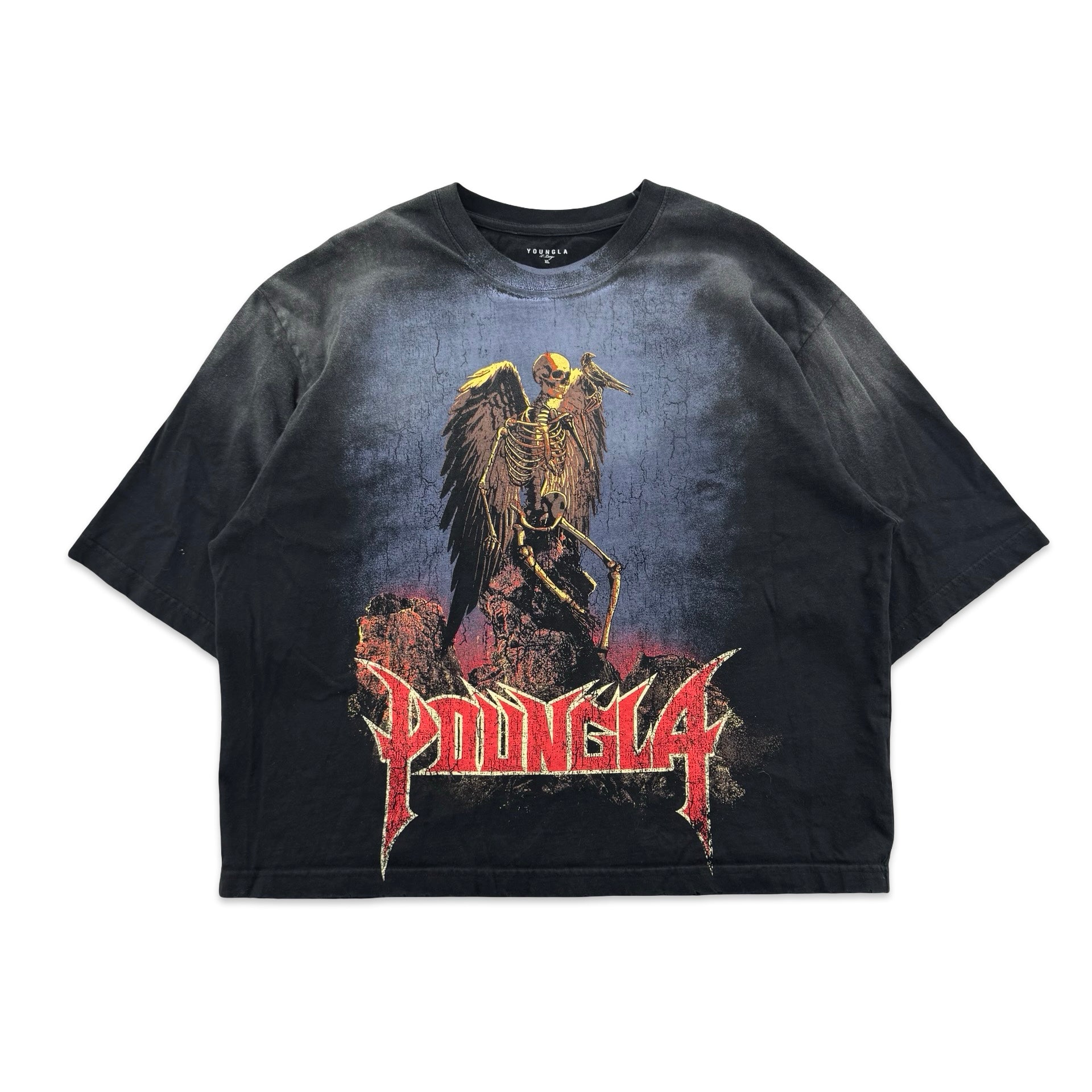 YoungLA Cropped Graphic Tee (XL)