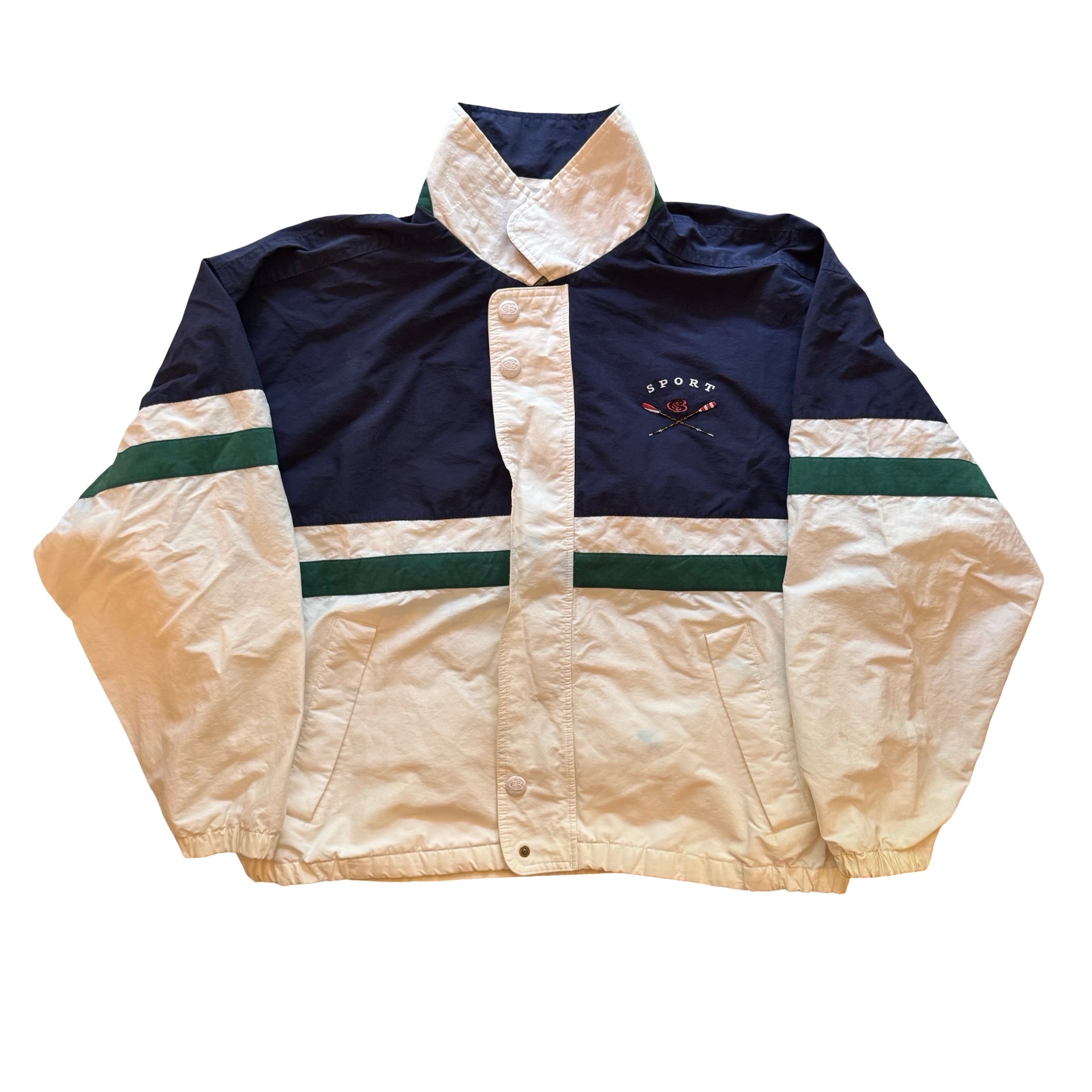 90s C&B Sport Collared Puffer Jacket (XL)