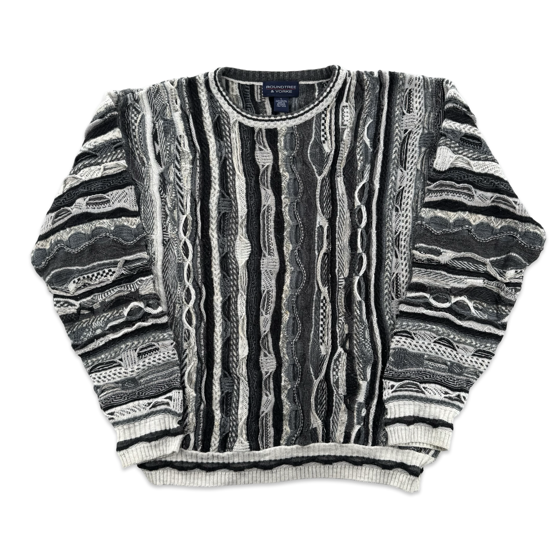Roundtree & Yorke 3D-Knit Sweater (L)
