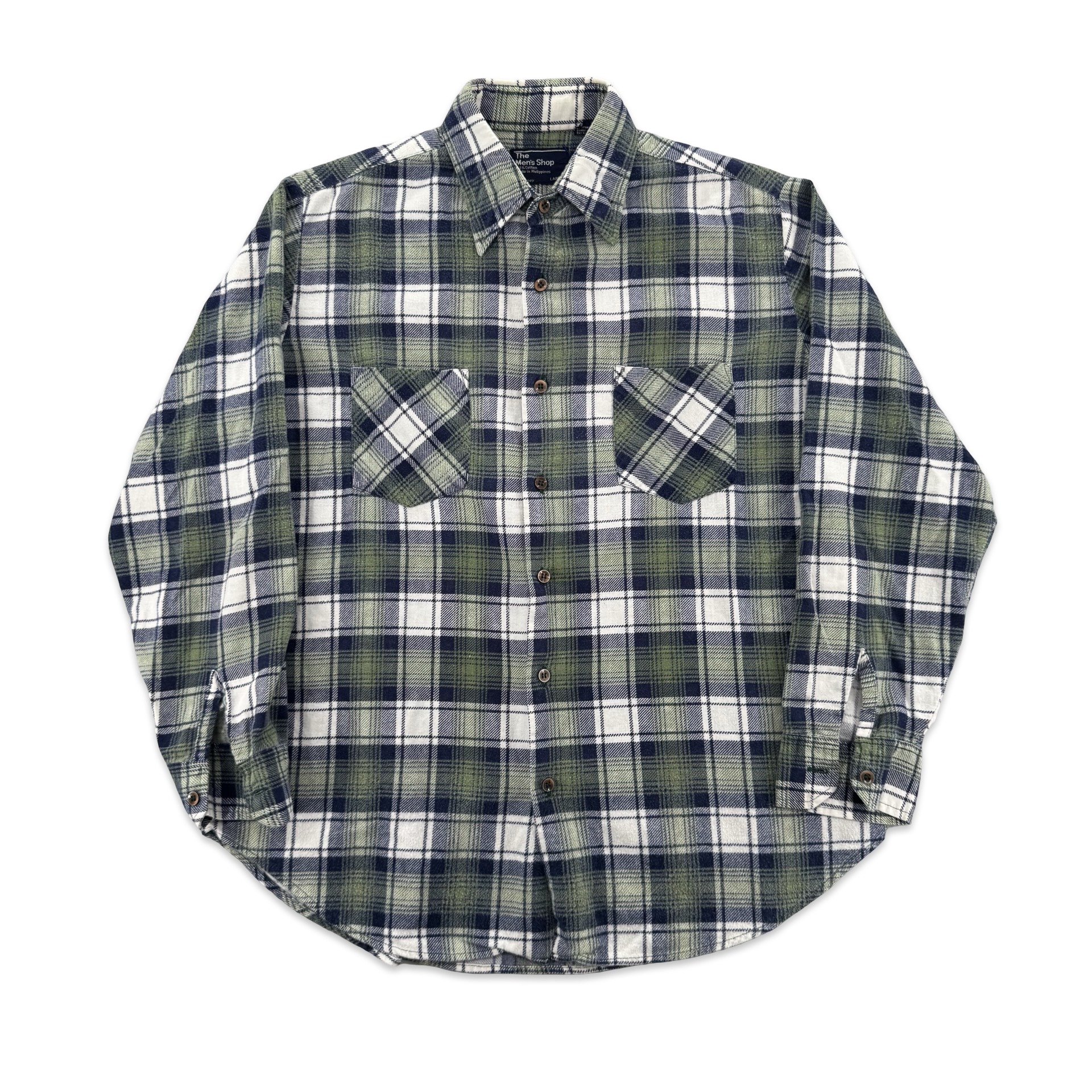 Vintage Sears Cotton Flannel (L)