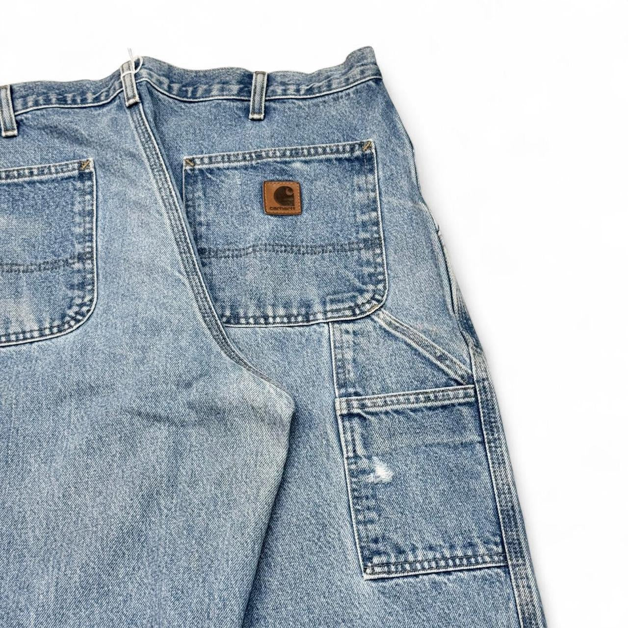 Vintage Carhartt Carpenter Blue Jeans (36x34)