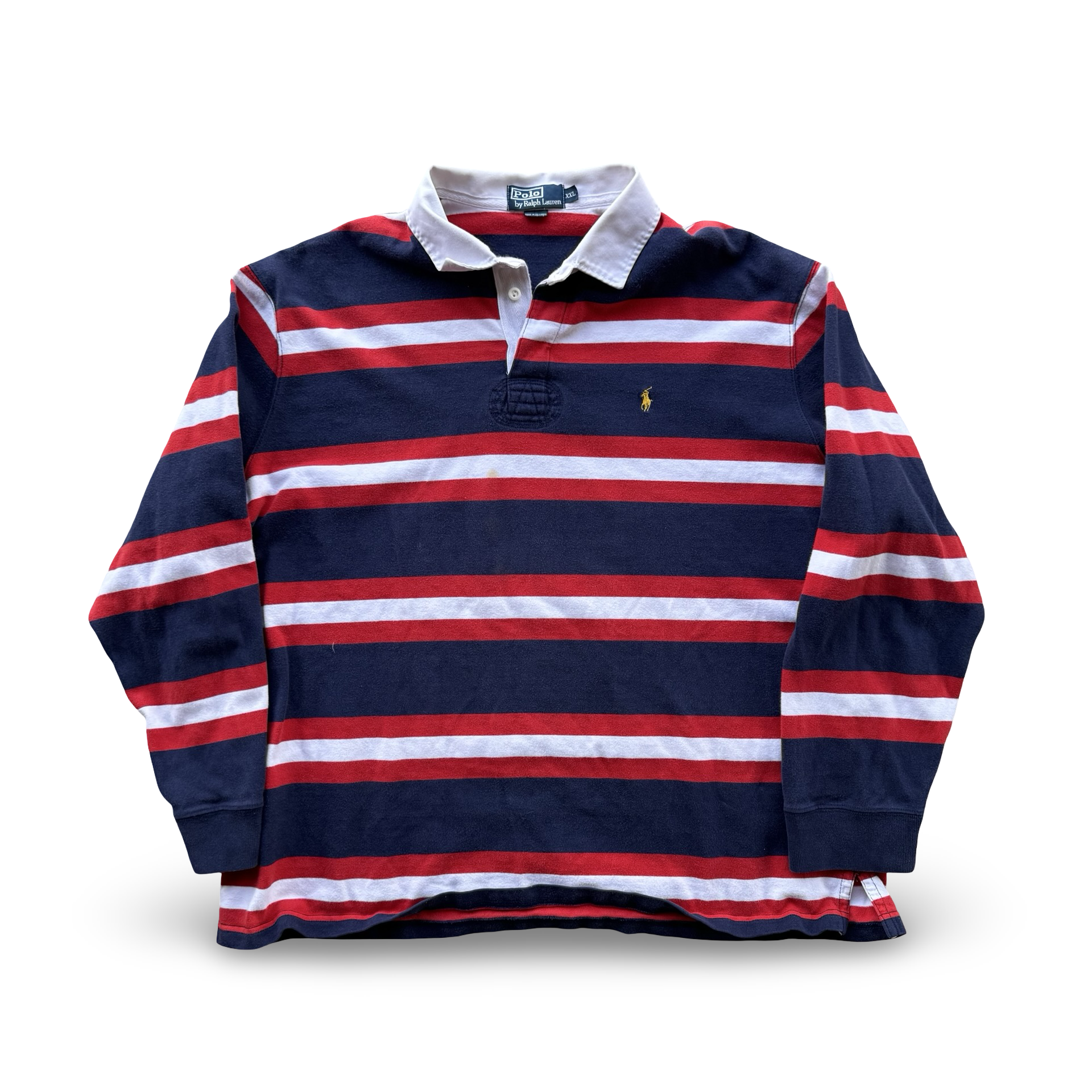 Vintage Ralph Lauren Striped Rugby (XXL)
