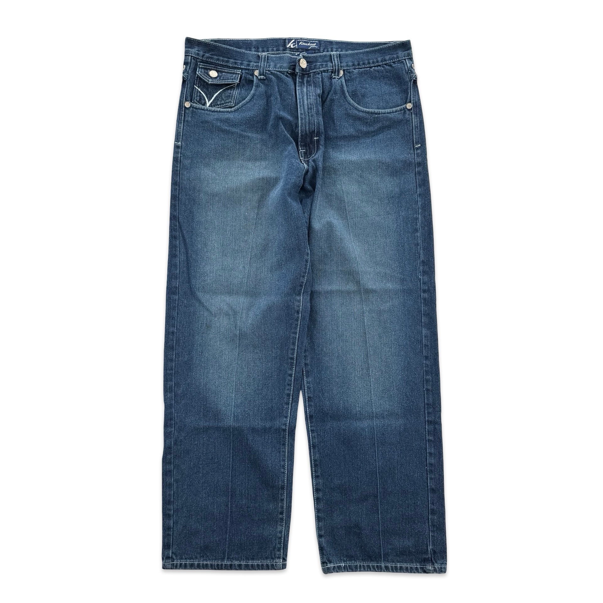 2000’s Embroidered Knockout Jeans (38x32)
