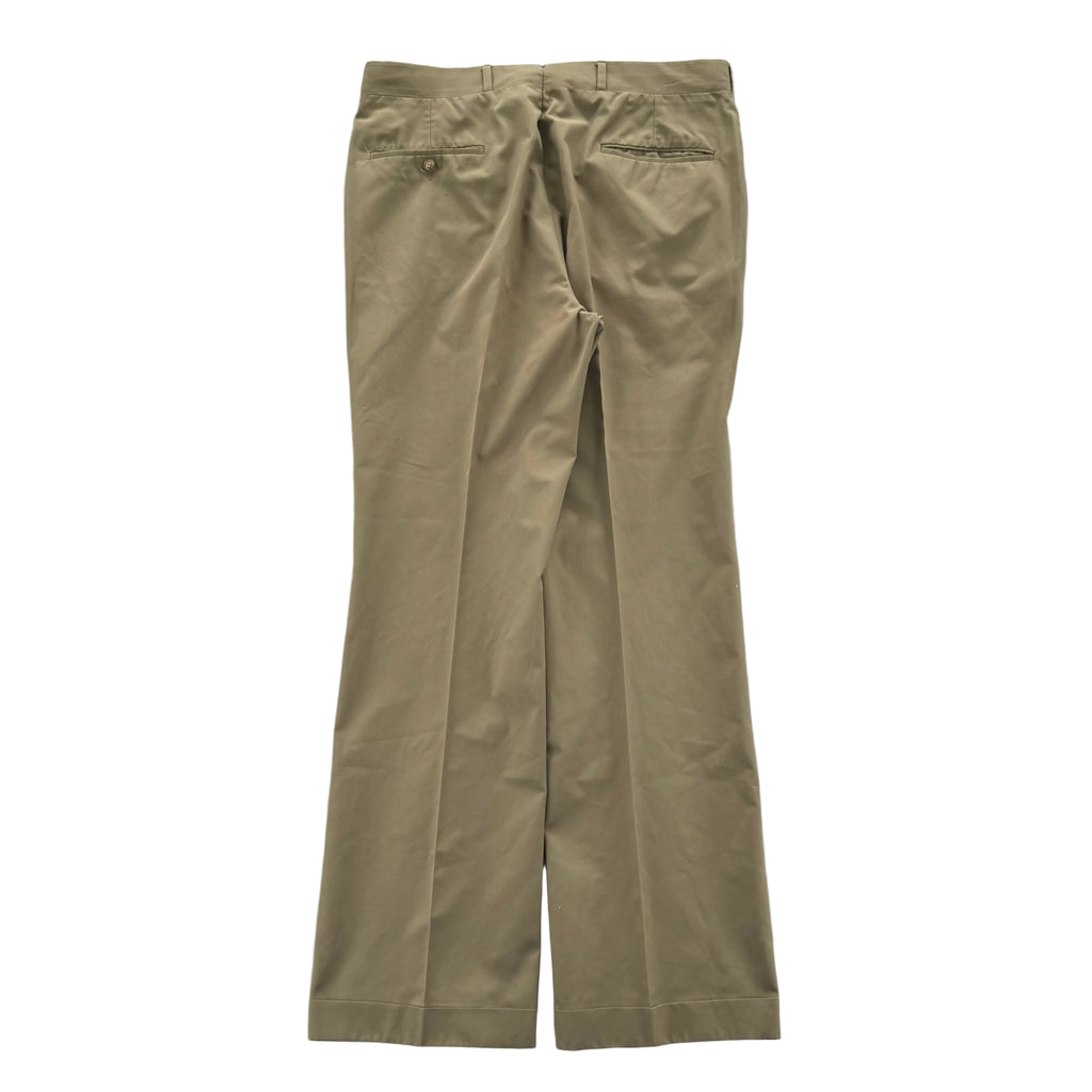 1970’s Poplin Khaki Trousers (34x32)