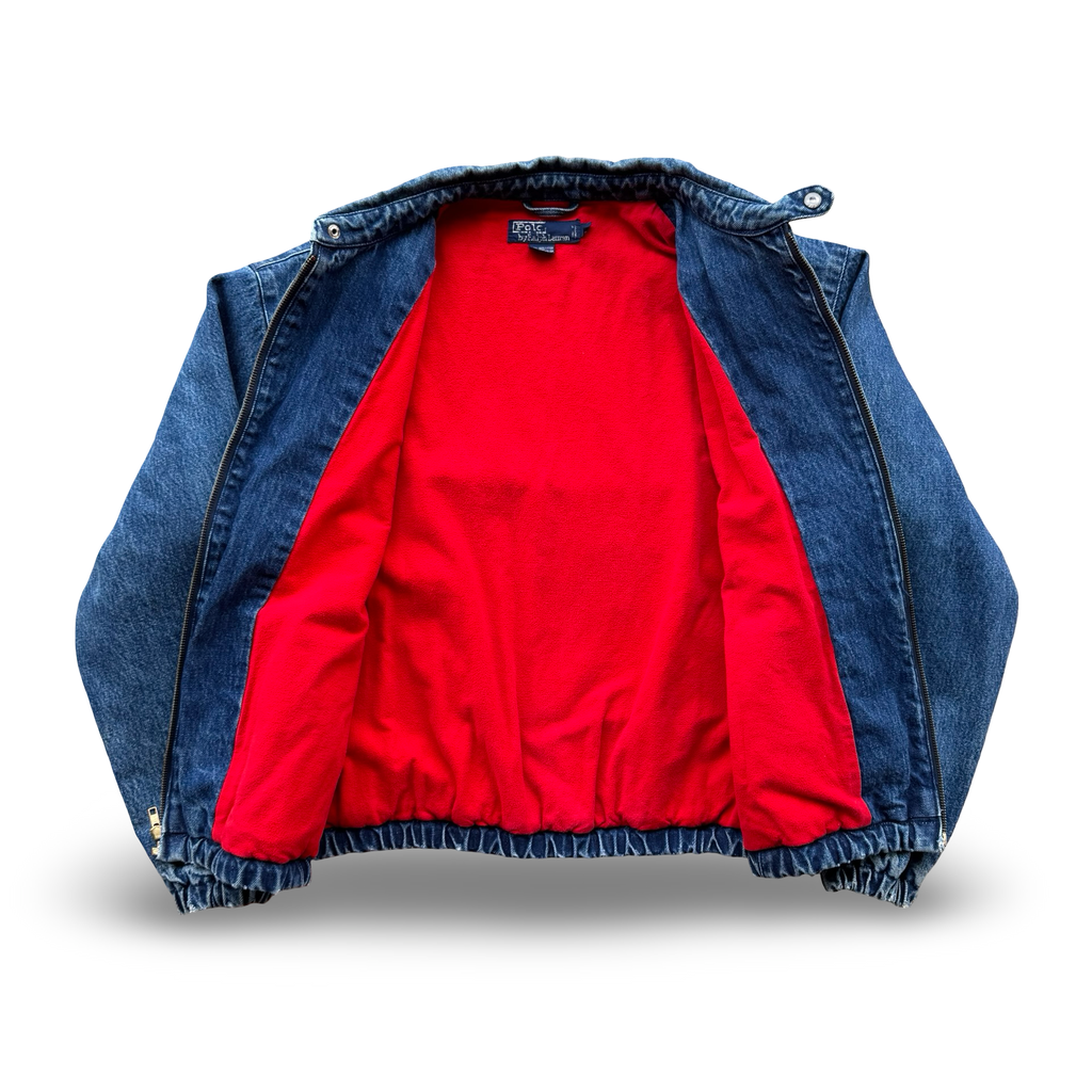 Vintage Polo RL denim Harrington Jacket (L)