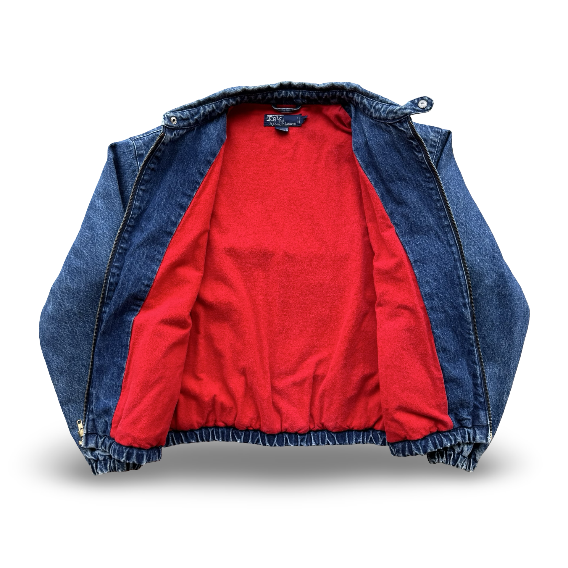 Vintage Polo RL denim Harrington Jacket (L)