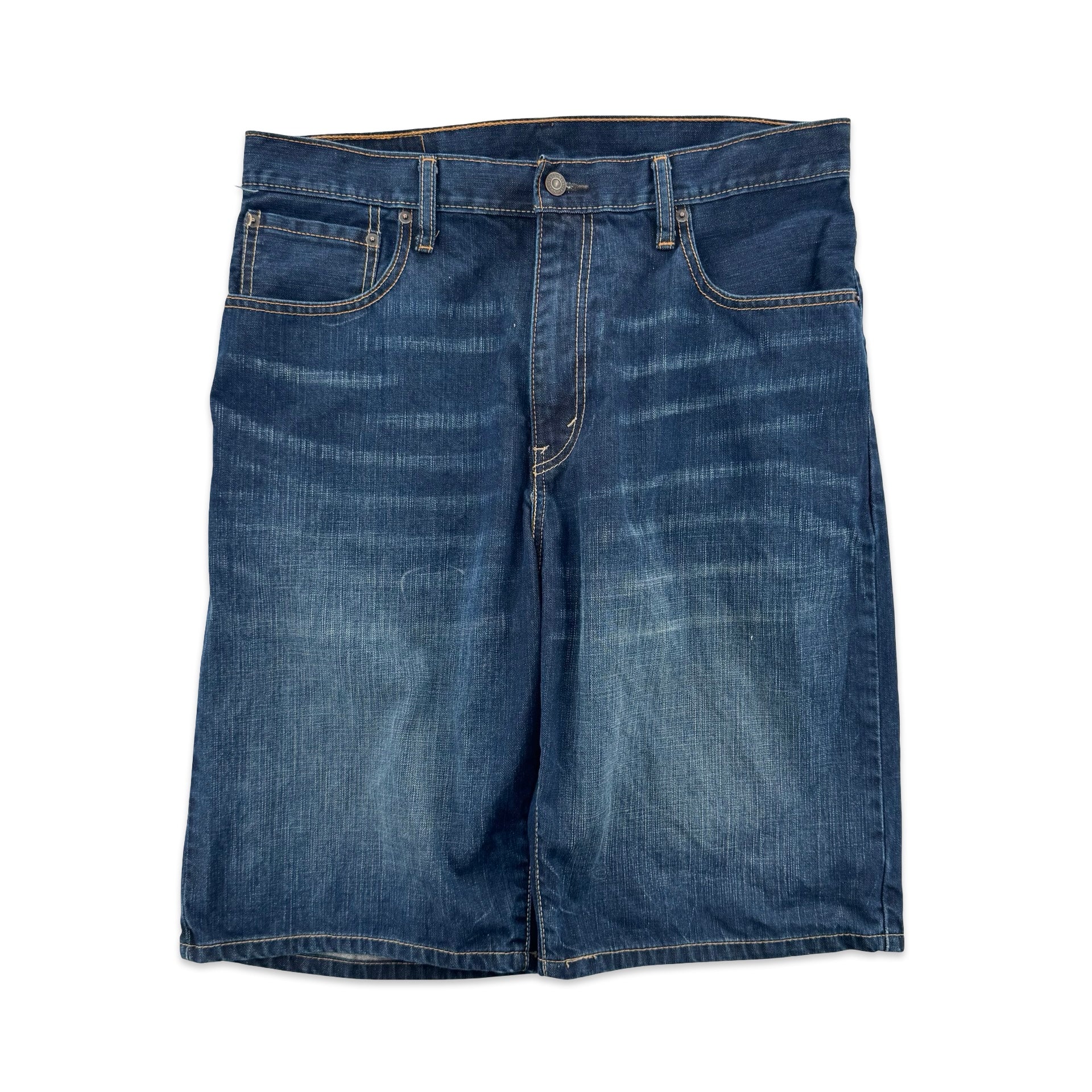 Dark Wash Levi’s Jorts (34)