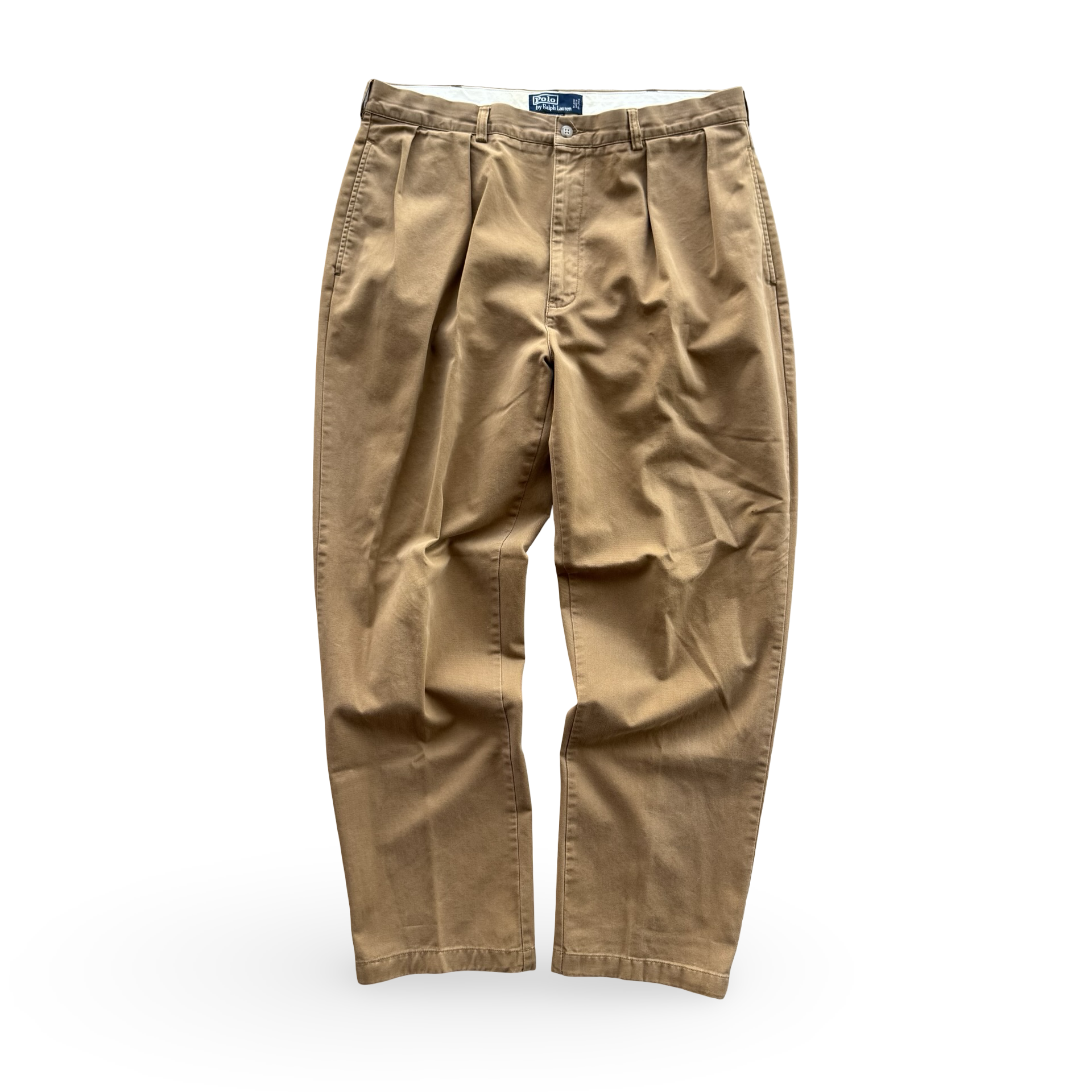 Vintage Tan Ralph Lauren Andrew Pant (38x32)