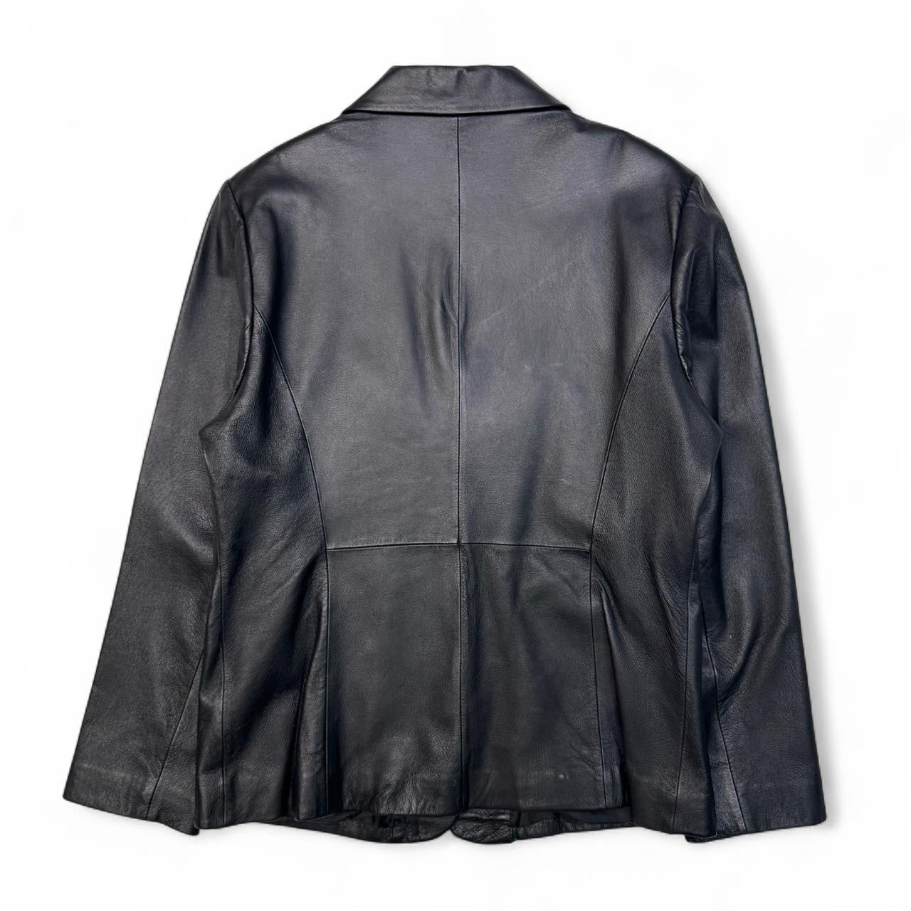 Vintage New York & Co Leather Coat (L)
