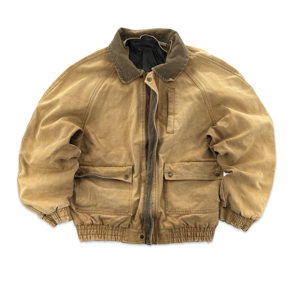 Vintage Tan Canvas Jacket (M)