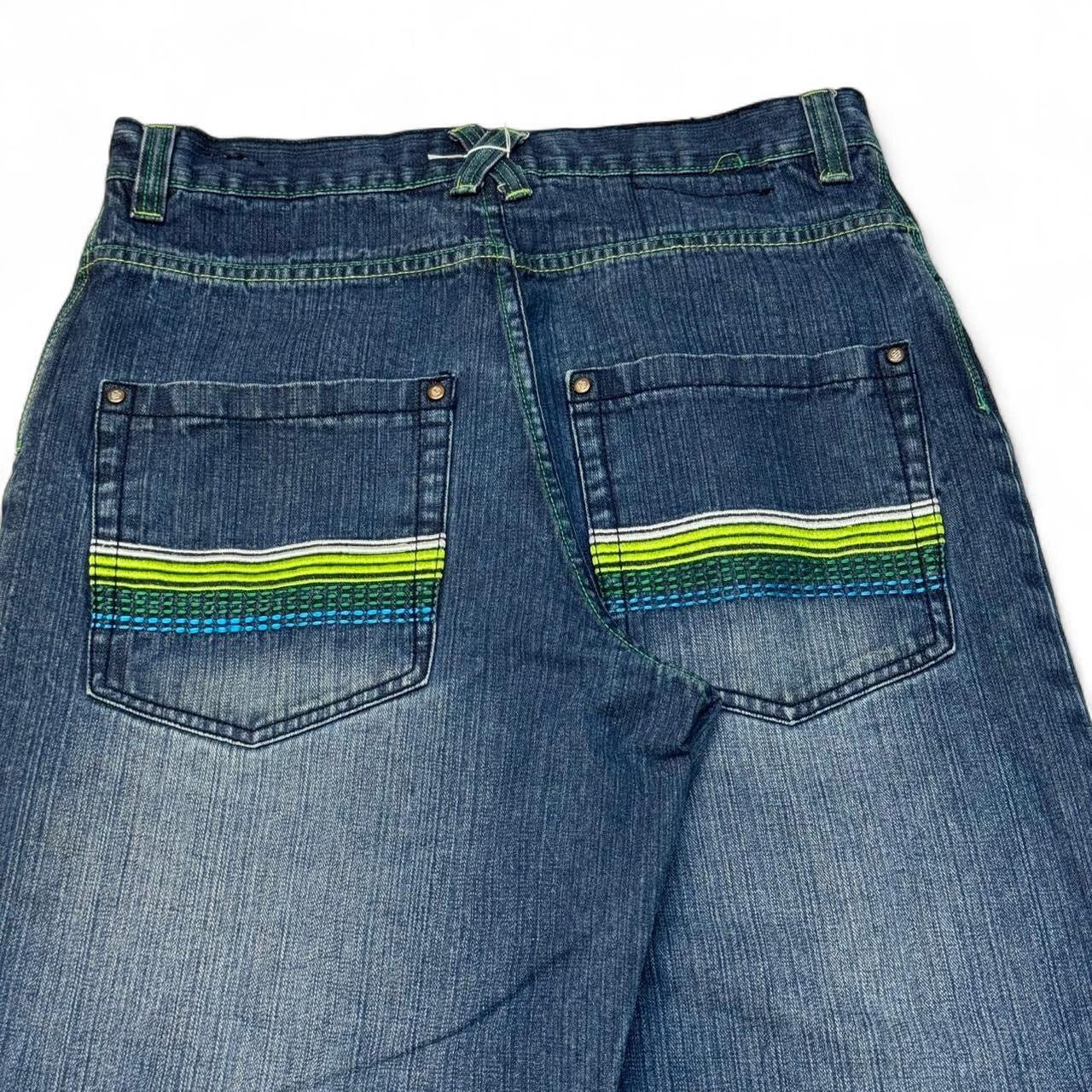 2000’s Southpole Embroidered Baggy Jeans (34x34)