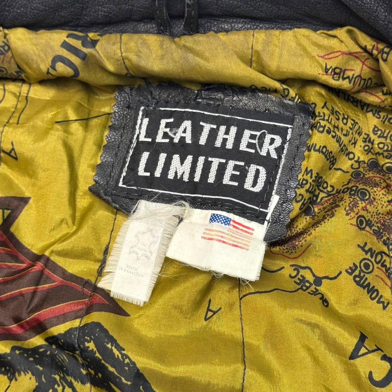 Vintage Leather Limited Leather Bomber Jacket (L)