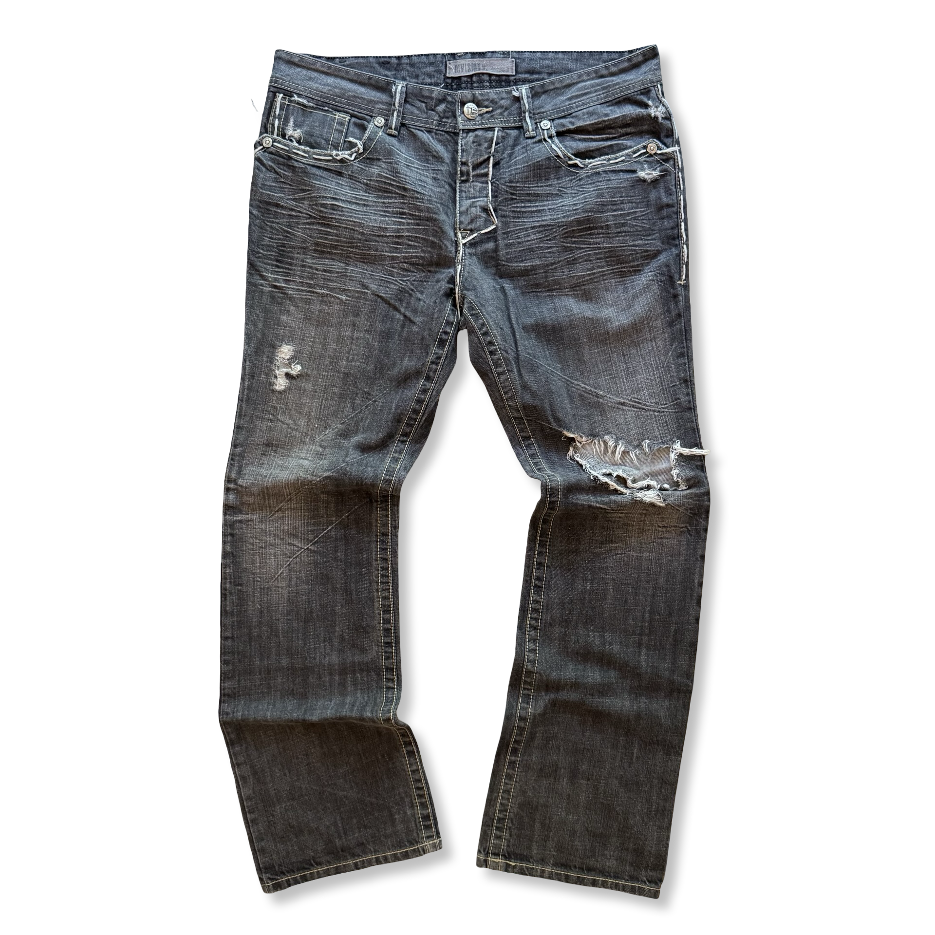 2000s Division E Embroidered Jeans (40x33)
