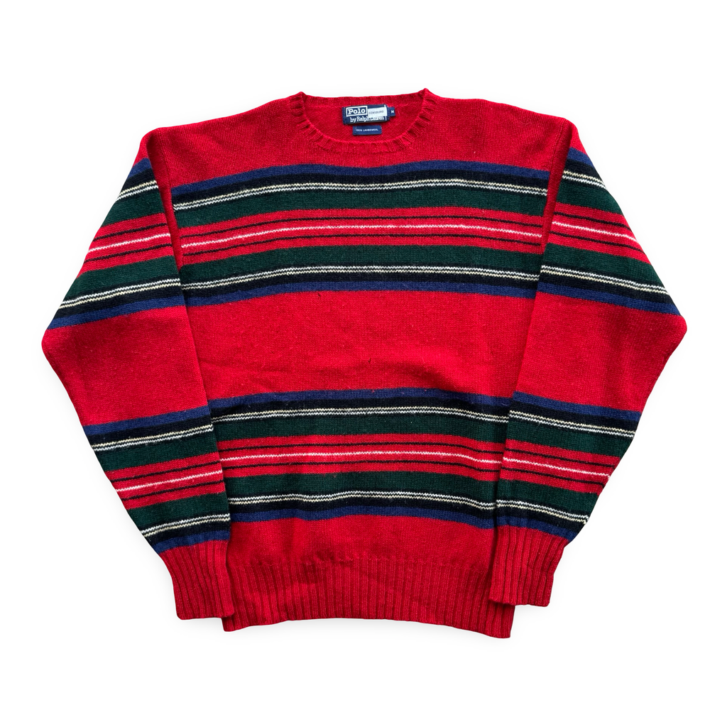 Vintage Red Ralph Lauren Lambs Wool Sweater (M)
